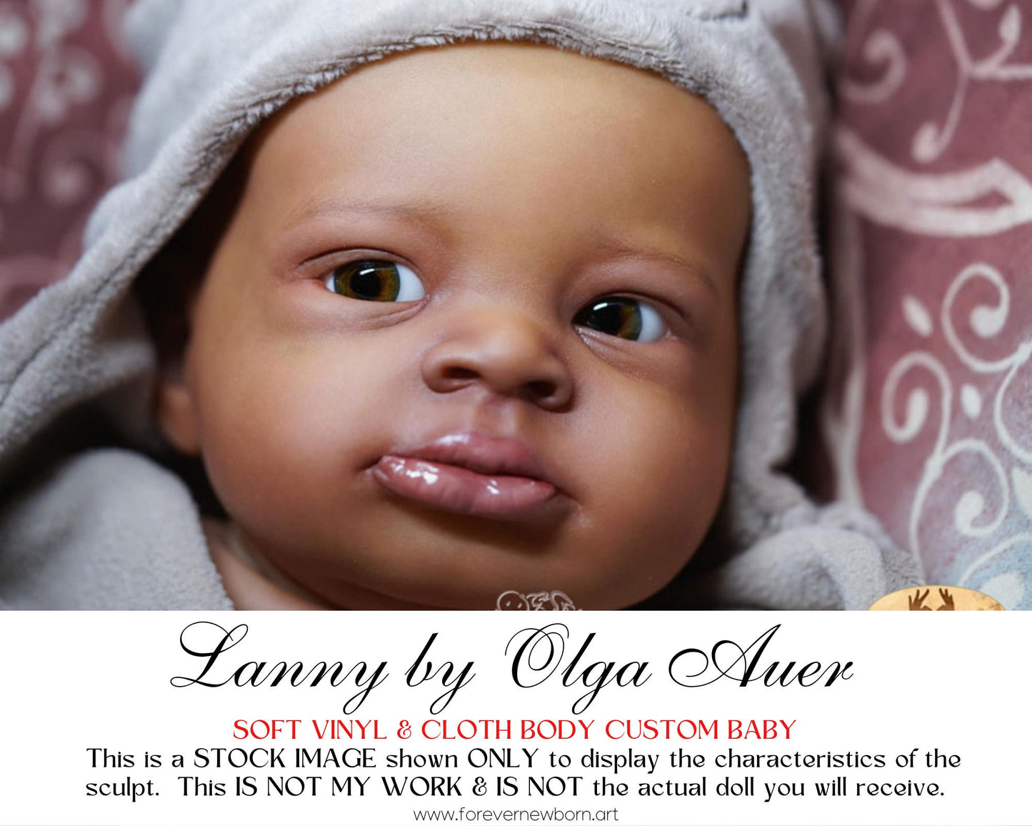 Amazing Hyper-Realistic Reborn Custom Doll Lanny By Olga Auer (20"+Full Limbs) LE1300