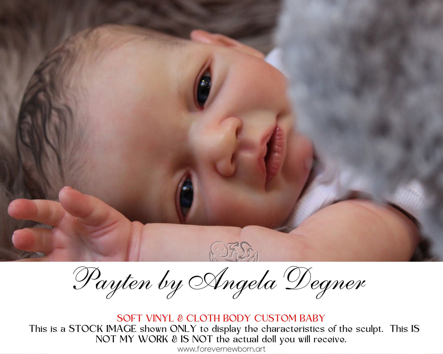 Free Baby Offer ~ Reborn Doll Sale ~ Custom Baby Payten by Angela Degner (20"+ Full Limbs)