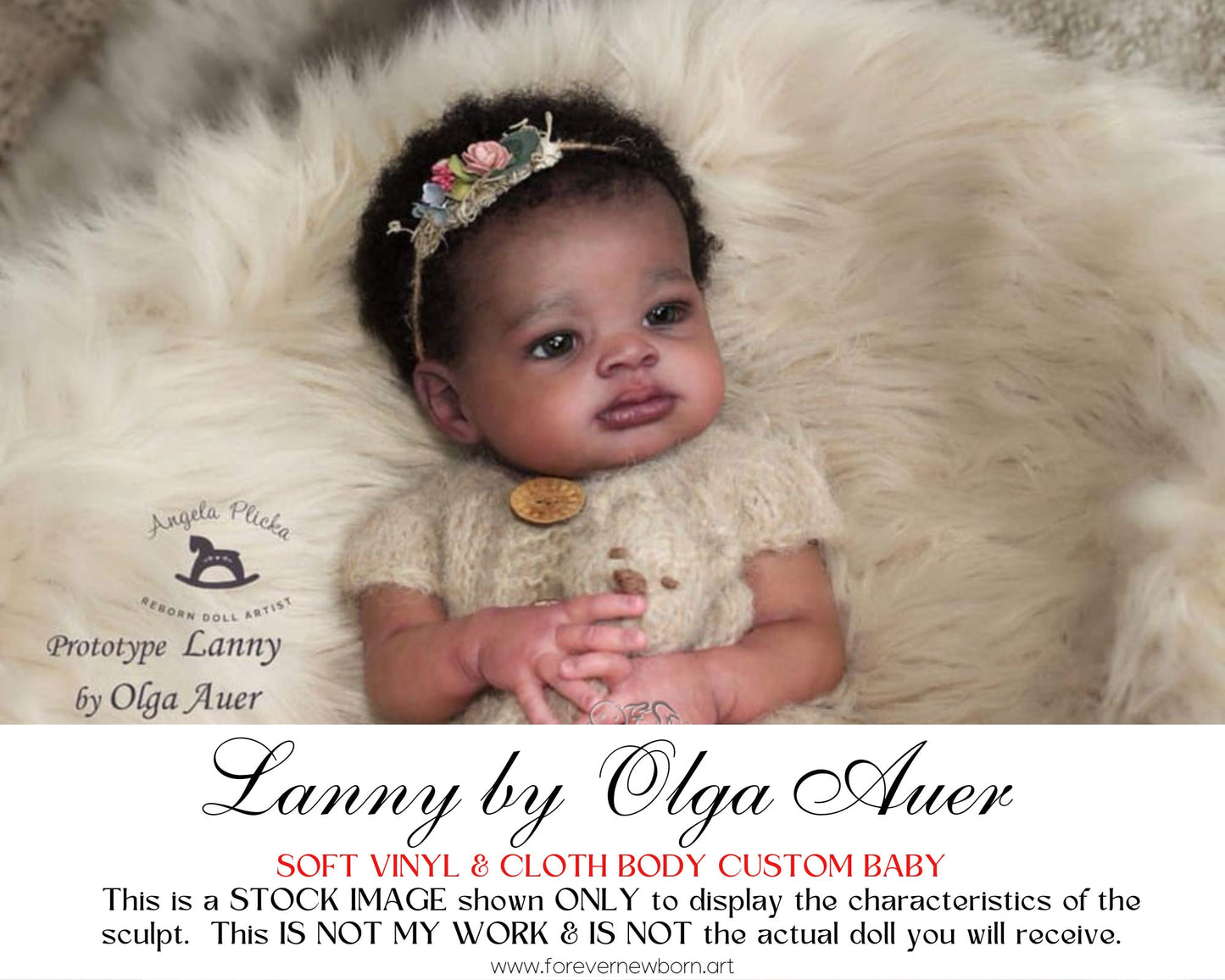 Amazing Hyper-Realistic Reborn Custom Doll Lanny By Olga Auer (20"+Full Limbs) LE1300