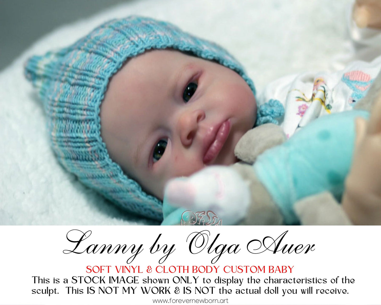 Amazing Hyper-Realistic Reborn Custom Doll Lanny By Olga Auer (20"+Full Limbs) LE1300