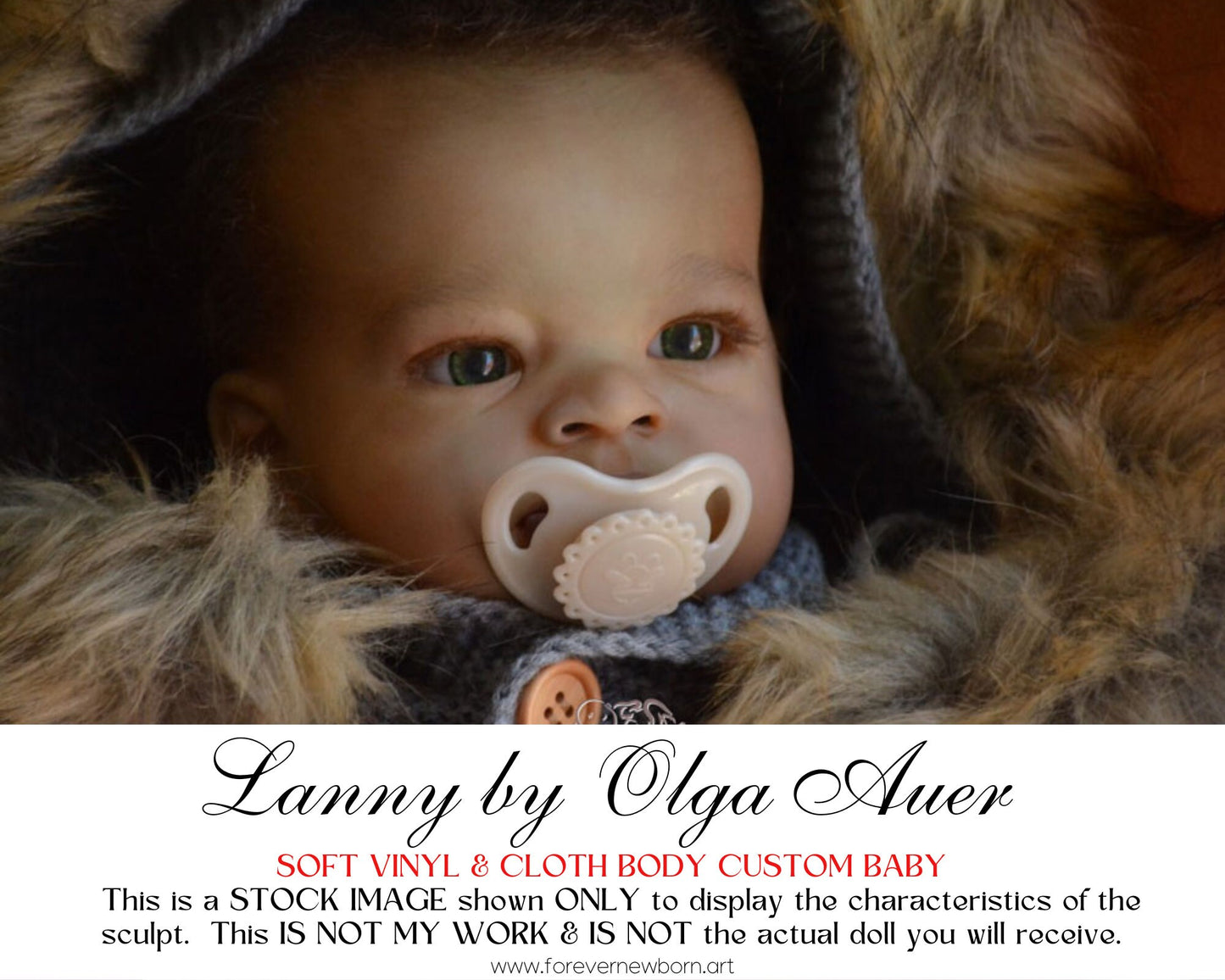 Amazing Hyper-Realistic Reborn Custom Doll Lanny By Olga Auer (20"+Full Limbs) LE1300