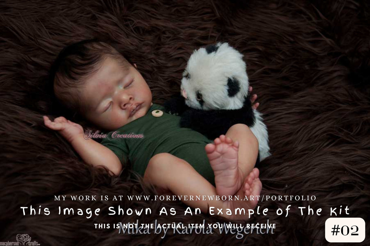 Lifelike Reborn Doll Mika by Karola Wegerich (20" + Full Limbs) NEW KIT!
