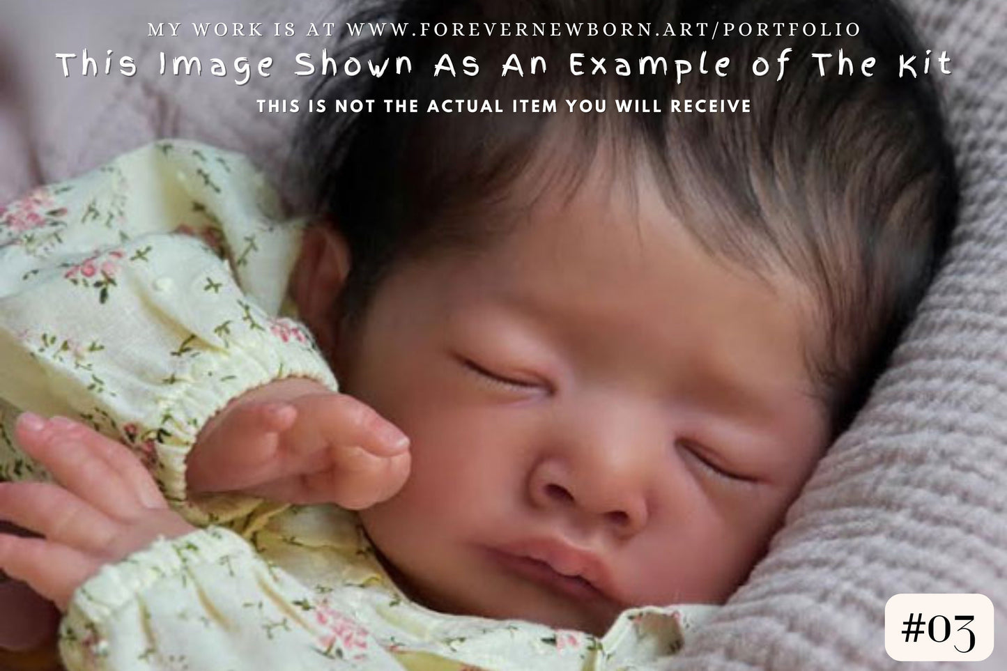 Lifelike Reborn Doll Mika by Karola Wegerich (20" + Full Limbs) NEW KIT!