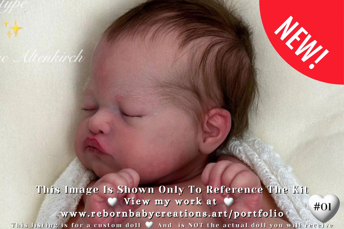 Extremely Realistic Reborn Baby Doll ~ CuStOm ReBoRn Lovis by Sabine Altenkirch (20"+Full Limbs)