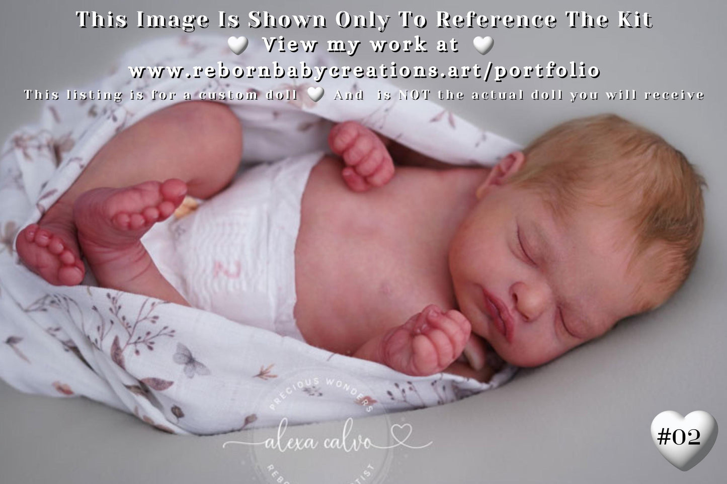 Extremely Realistic Reborn Baby Doll ~ CuStOm ReBoRn Lovis by Sabine Altenkirch (20"+Full Limbs)