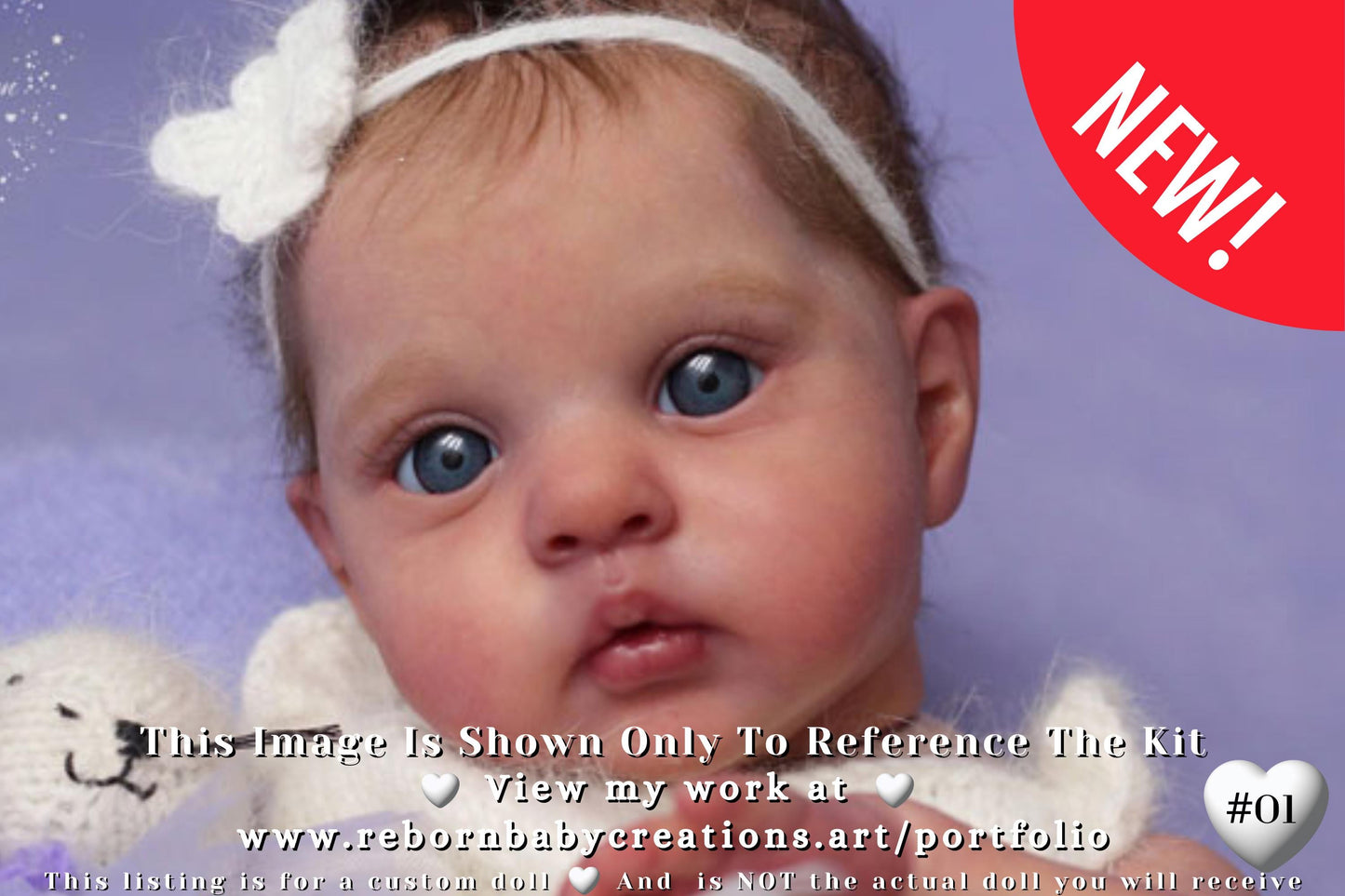 Extremely Realistic Reborn Baby Doll ~ CuStOm ReBoRn Mikki by Irina Kaplanskaya (17"+Full Limbs)