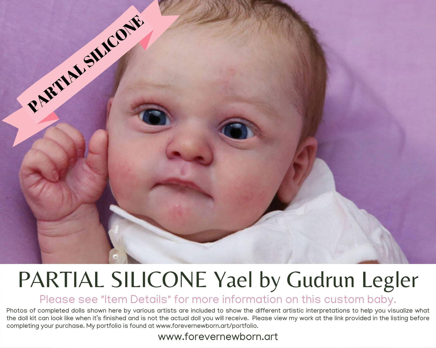 Yael by Gudrun Legler (20"+ Full Limbs) with cloth body. Extended Processing Time May Be Required. ASK FIRST!