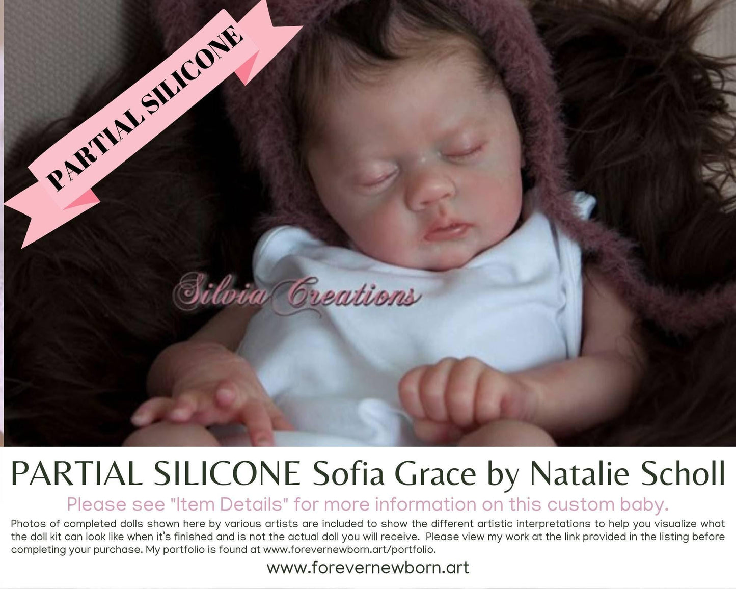 Sofia Grace by Natalie Scholl (18"+ Full Limbs) with cloth body. Extended Processing Time May Be Required. ASK FIRST!