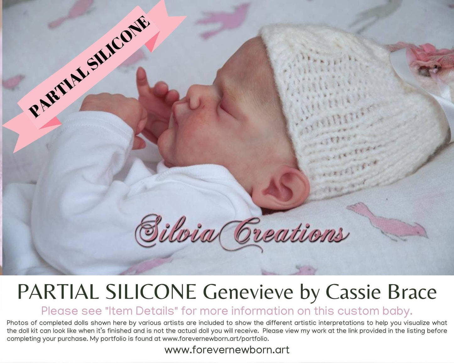 Genevieve by Cassie Brace (18"+ Full Limbs) with cloth body. Extended Processing Time May Be Required. ASK FIRST!