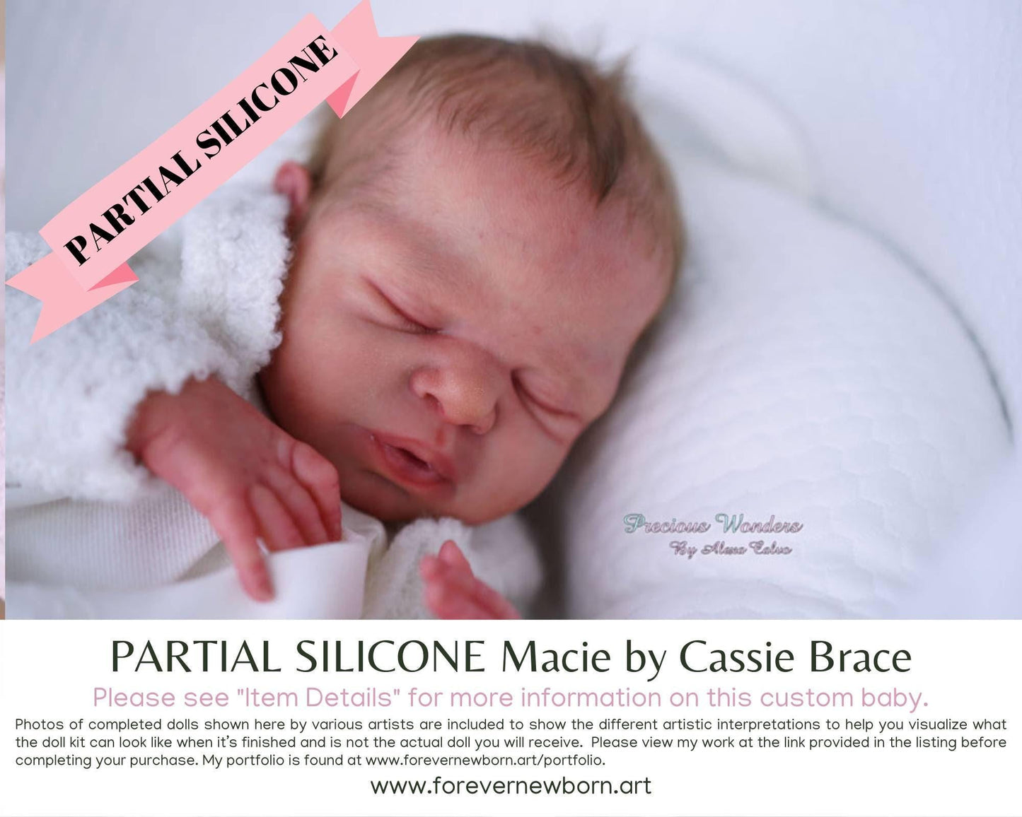 Macie by Cassie Brace (19"+ Full Limbs) with cloth body. Extended Processing Time May Be Required. ASK FIRST!