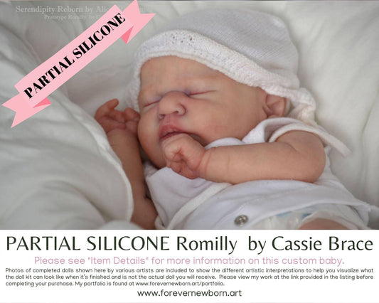Romilly by Cassie Brace (18"+ Full Limbs) with cloth body. Extended Processing Time May Be Required. ASK FIRST!