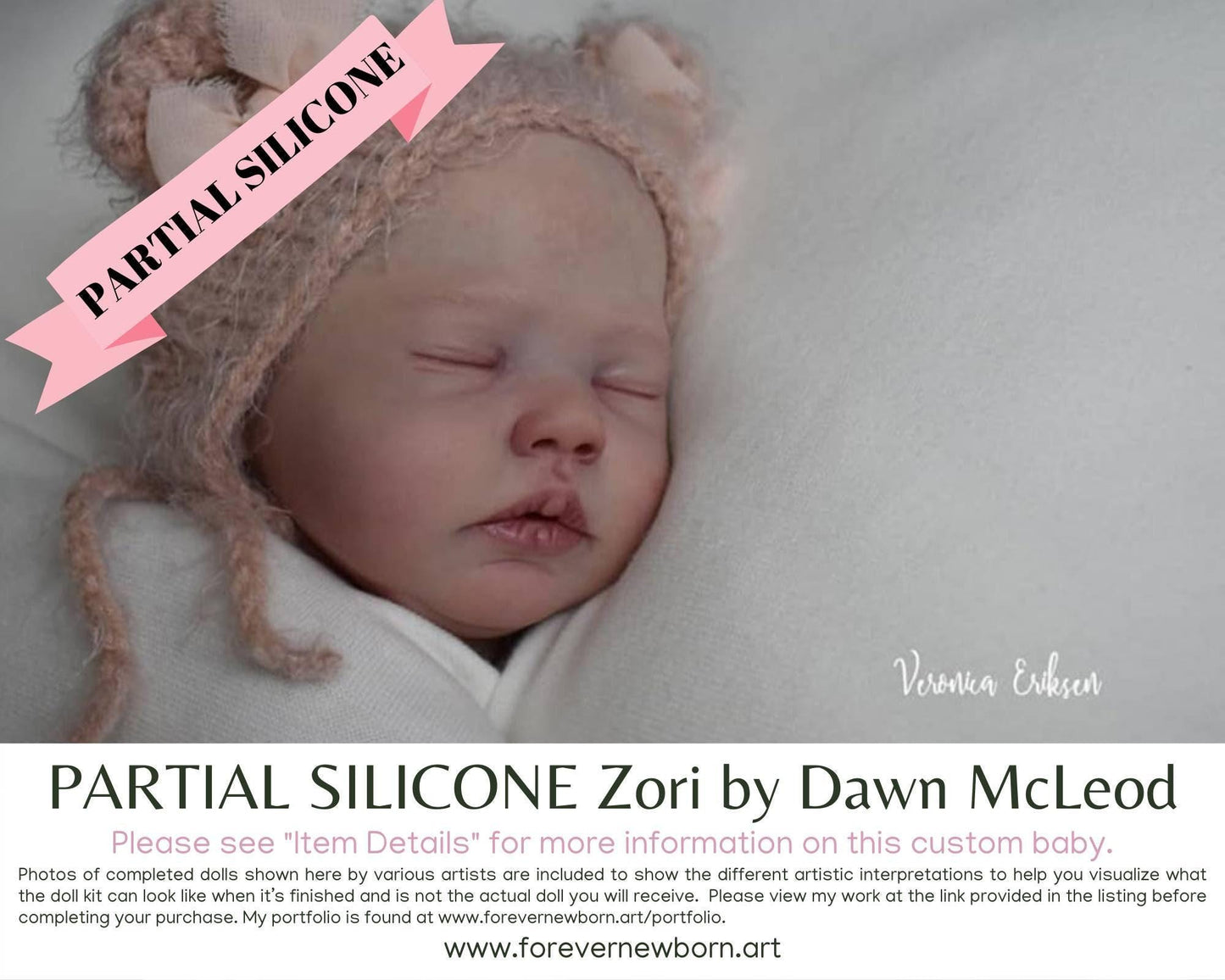 Zori by Dawn McLeod (16"+Full Limbs) with cloth body. Extended Processing Time May Be Required. ASK FIRST!