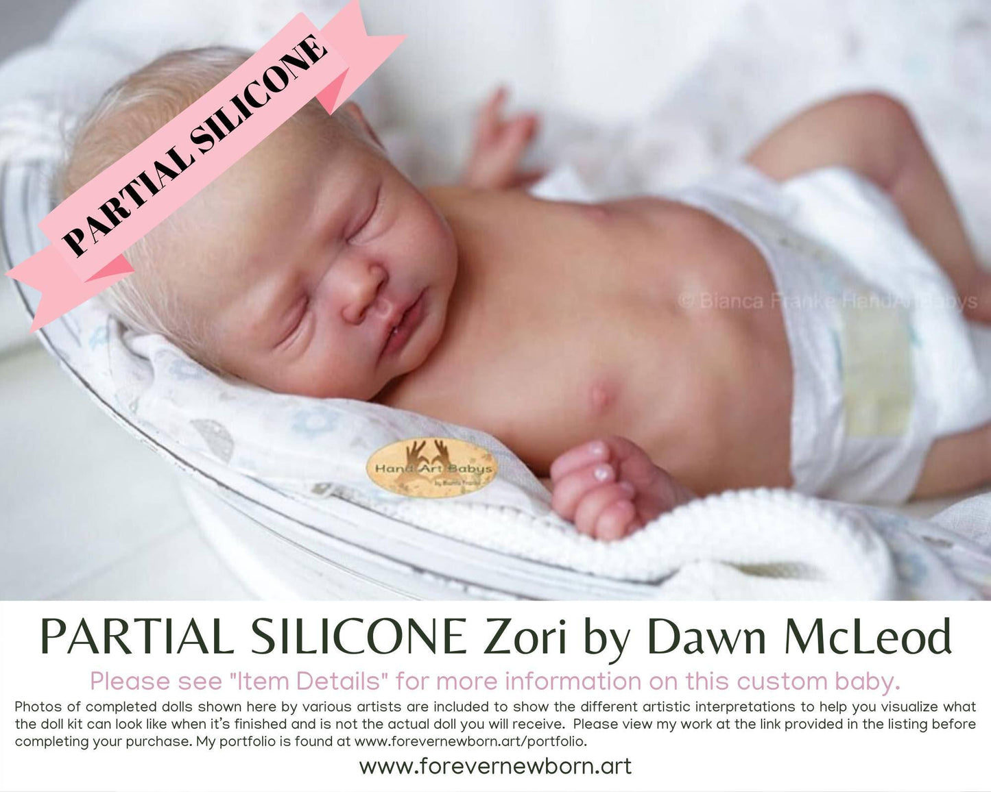 Zori by Dawn McLeod (16"+Full Limbs) with cloth body. Extended Processing Time May Be Required. ASK FIRST!