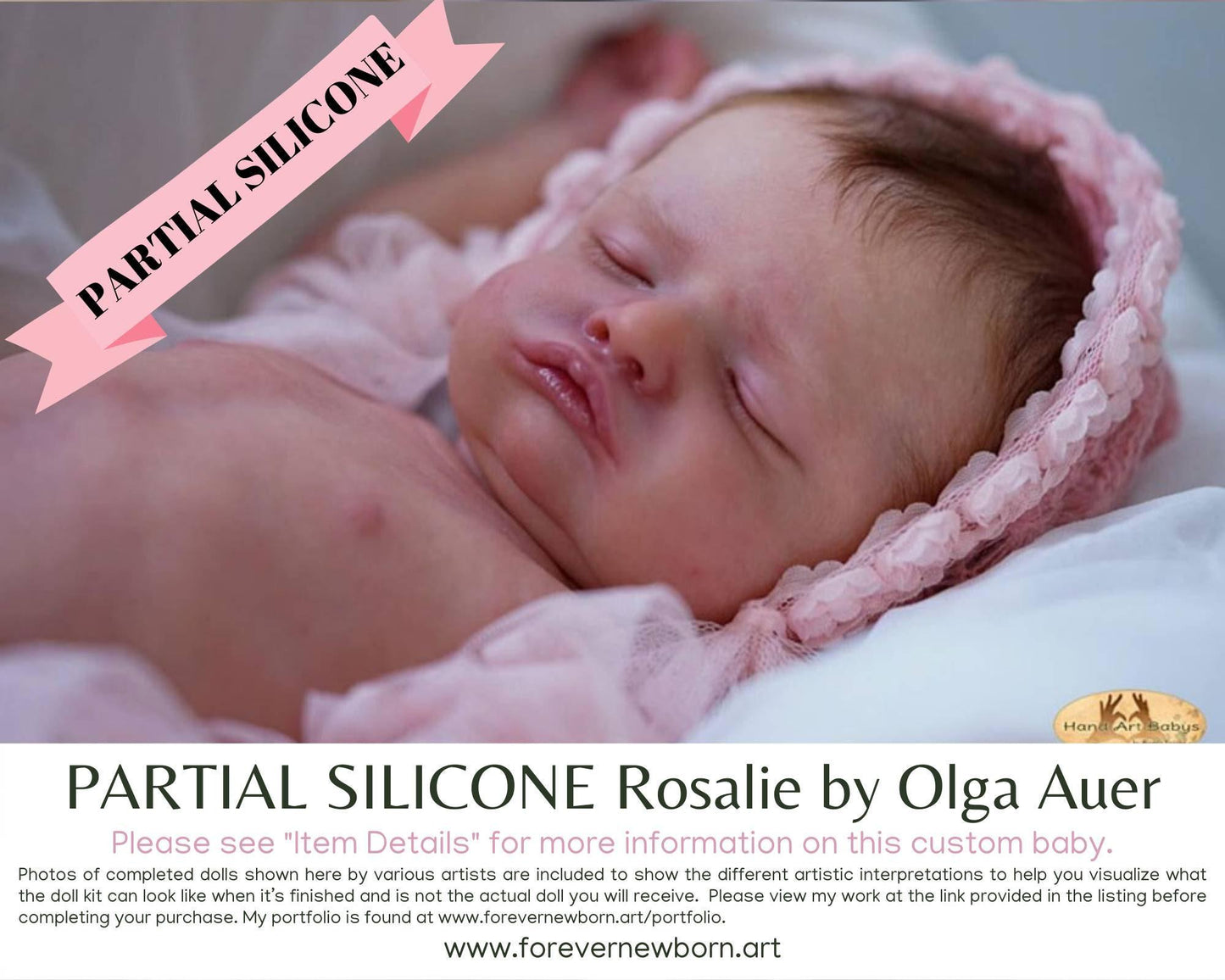 Rosalie by Olga Auer (20"+Full Limbs) with cloth body. Extended Processing Time May Be Required. ASK FIRST!