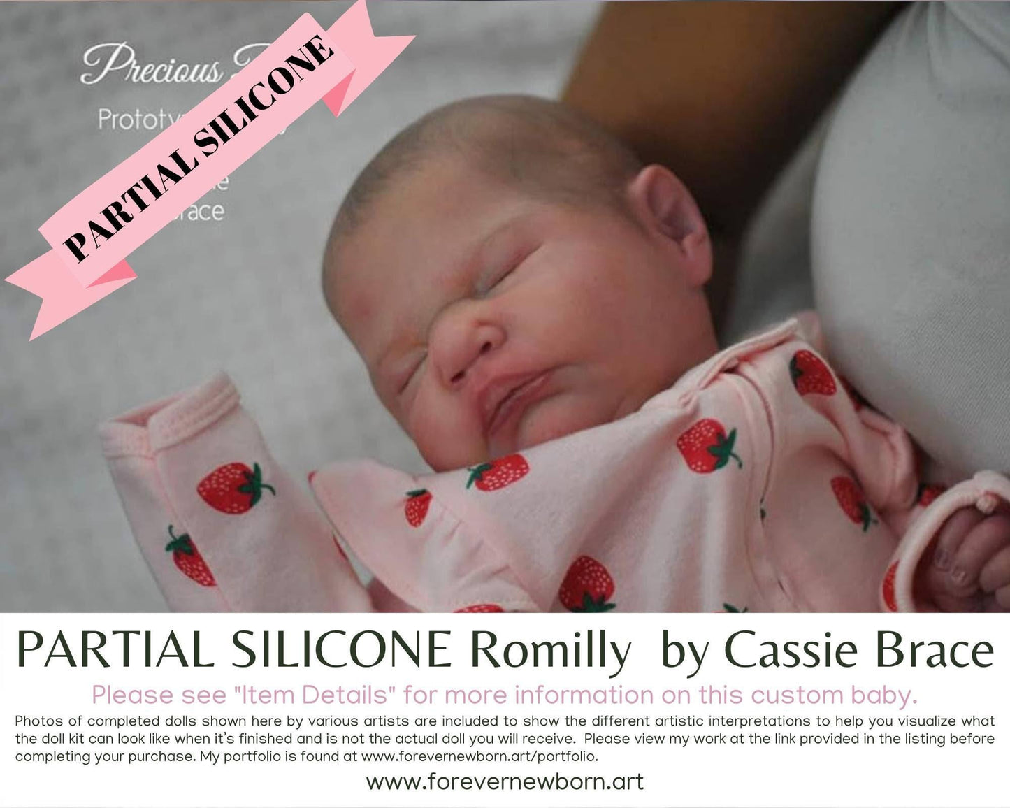Romilly by Cassie Brace (18"+ Full Limbs) with cloth body. Extended Processing Time May Be Required. ASK FIRST!