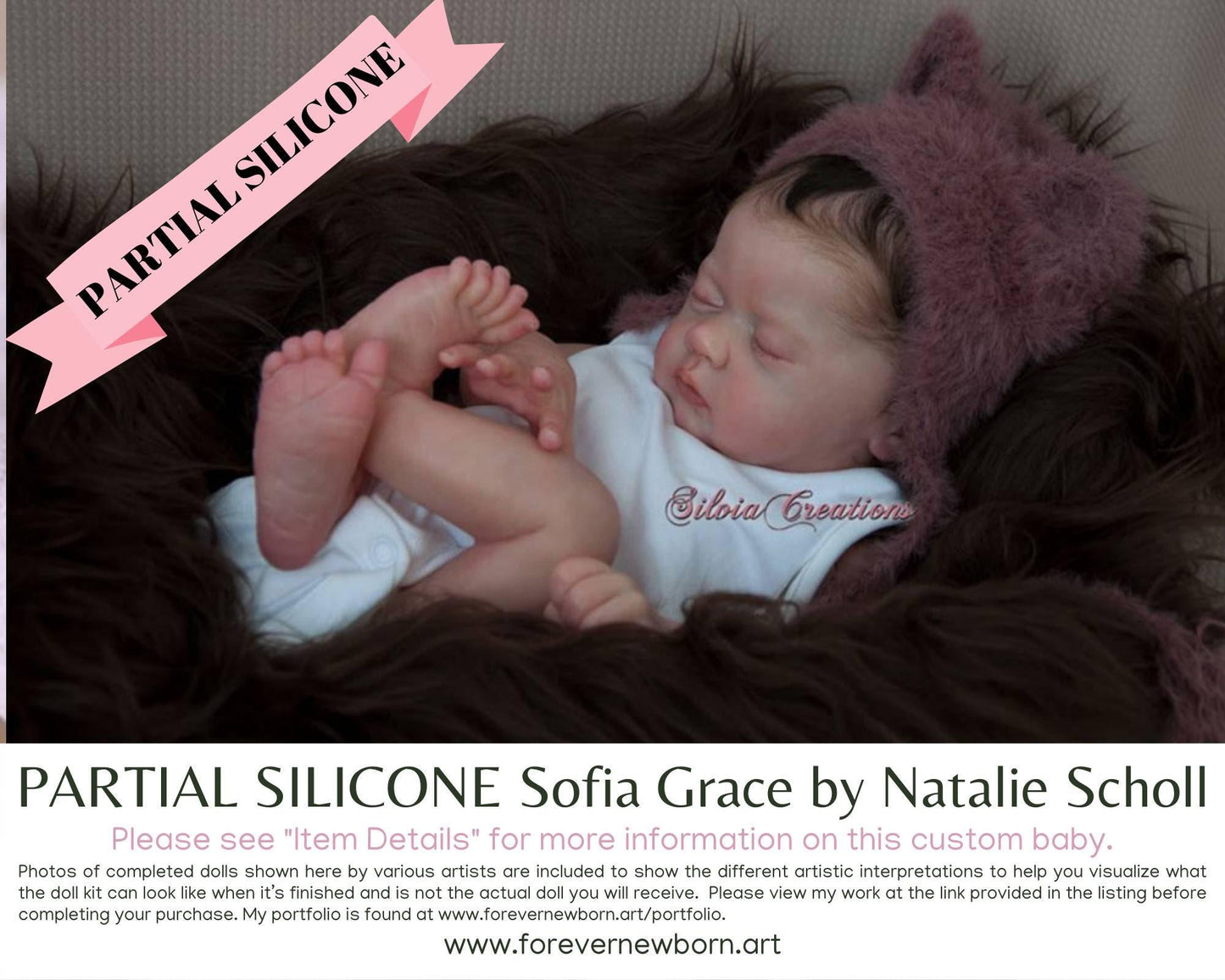 Sofia Grace by Natalie Scholl (18"+ Full Limbs) with cloth body. Extended Processing Time May Be Required. ASK FIRST!