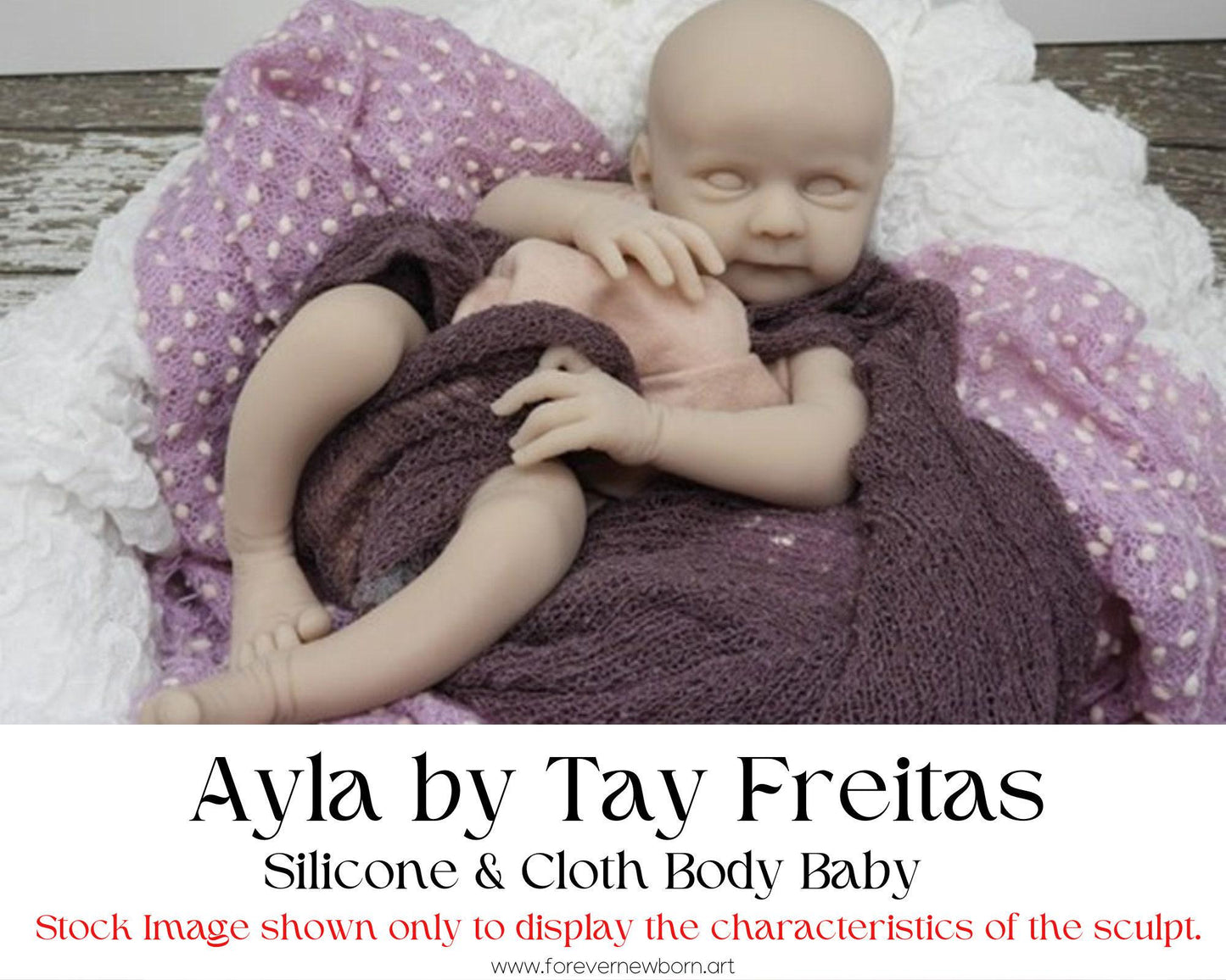Ayla by Tay Freitas (16"+ Full Limbs) with cloth body. Extended Processing Time May Be Required. ASK FIRST!