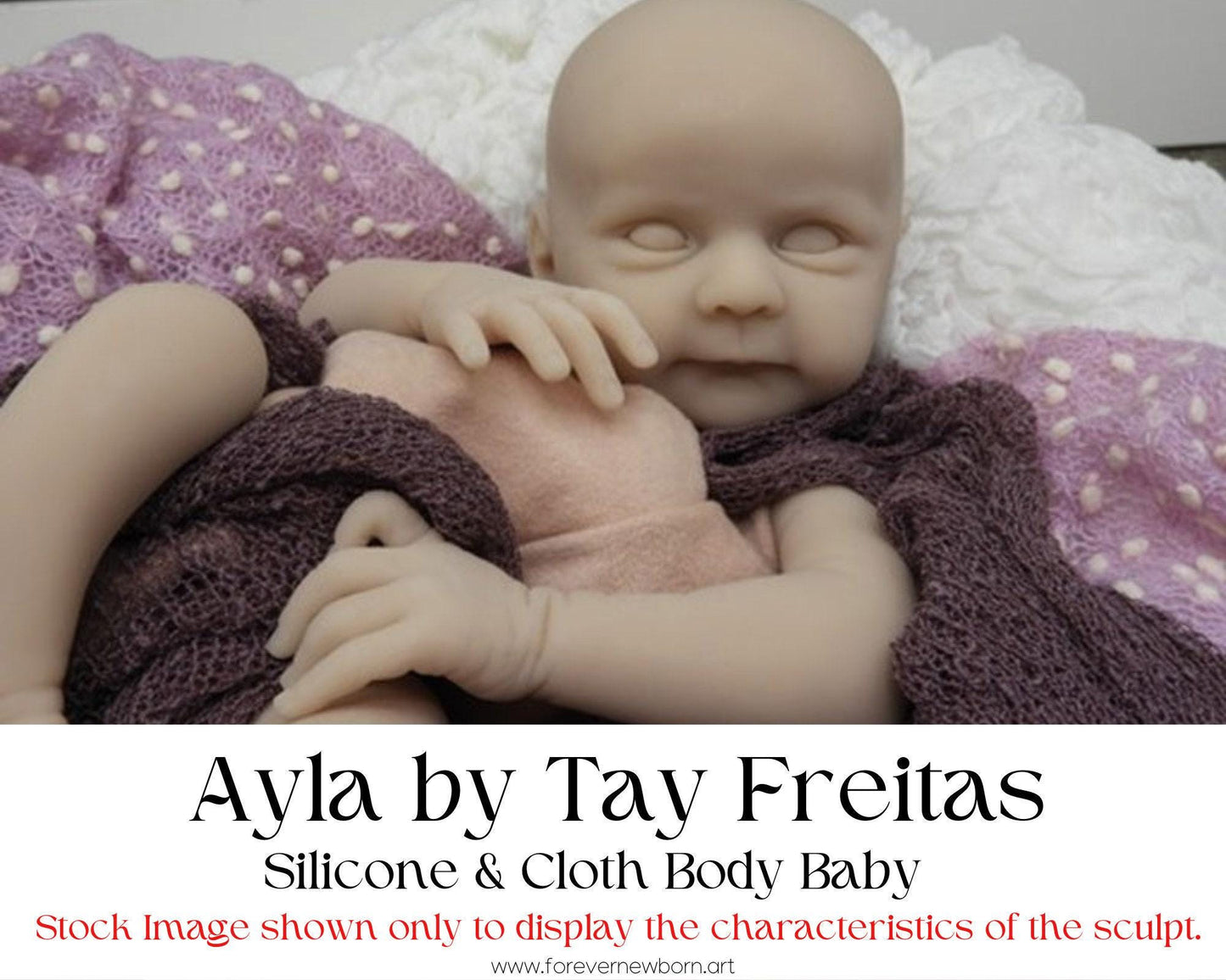 Ayla by Tay Freitas (16"+ Full Limbs) with cloth body. Extended Processing Time May Be Required. ASK FIRST!