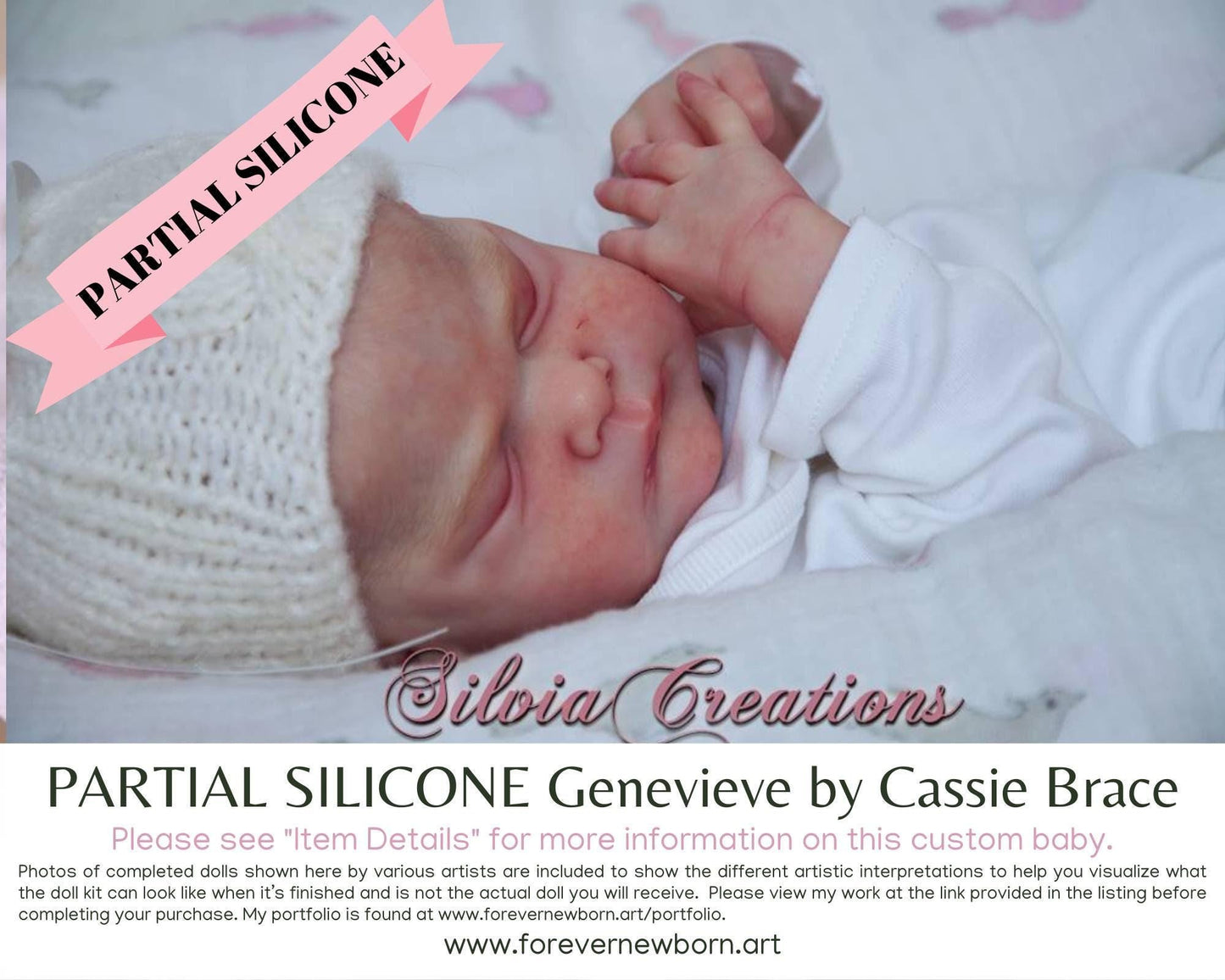 Genevieve by Cassie Brace (18"+ Full Limbs) with cloth body. Extended Processing Time May Be Required. ASK FIRST!