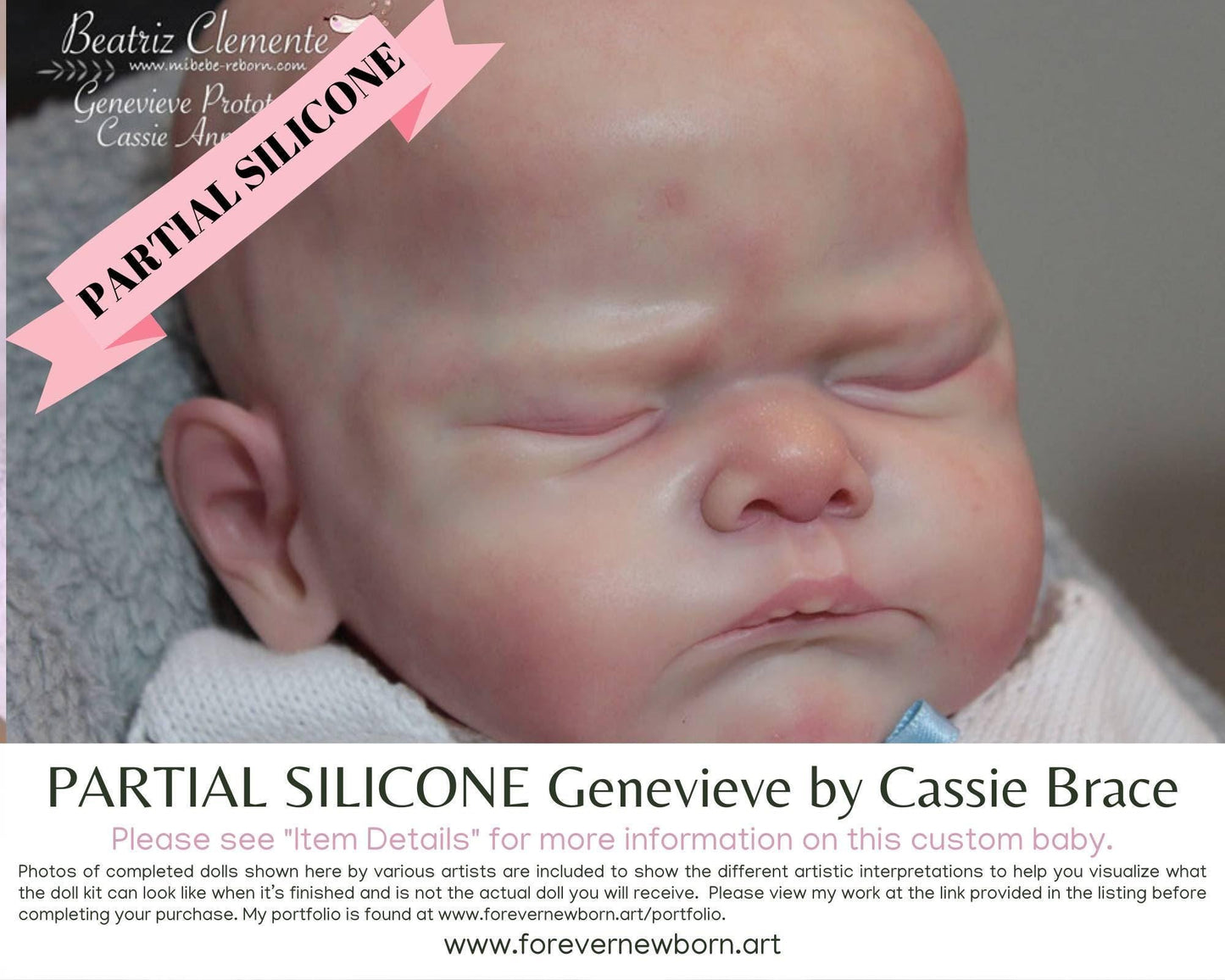 Genevieve by Cassie Brace (18"+ Full Limbs) with cloth body. Extended Processing Time May Be Required. ASK FIRST!