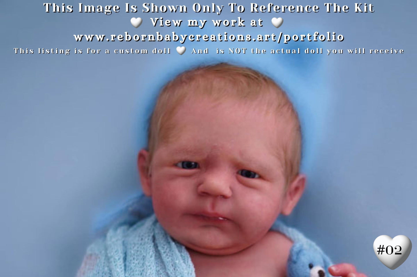 Lifelike Reborn Doll Maxi by Severine Piret (22"+ Full Limbs)