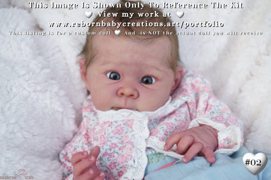 Lifelike Reborn Doll Lizzy by Adrie Stoete (19"+ Full Limbs)