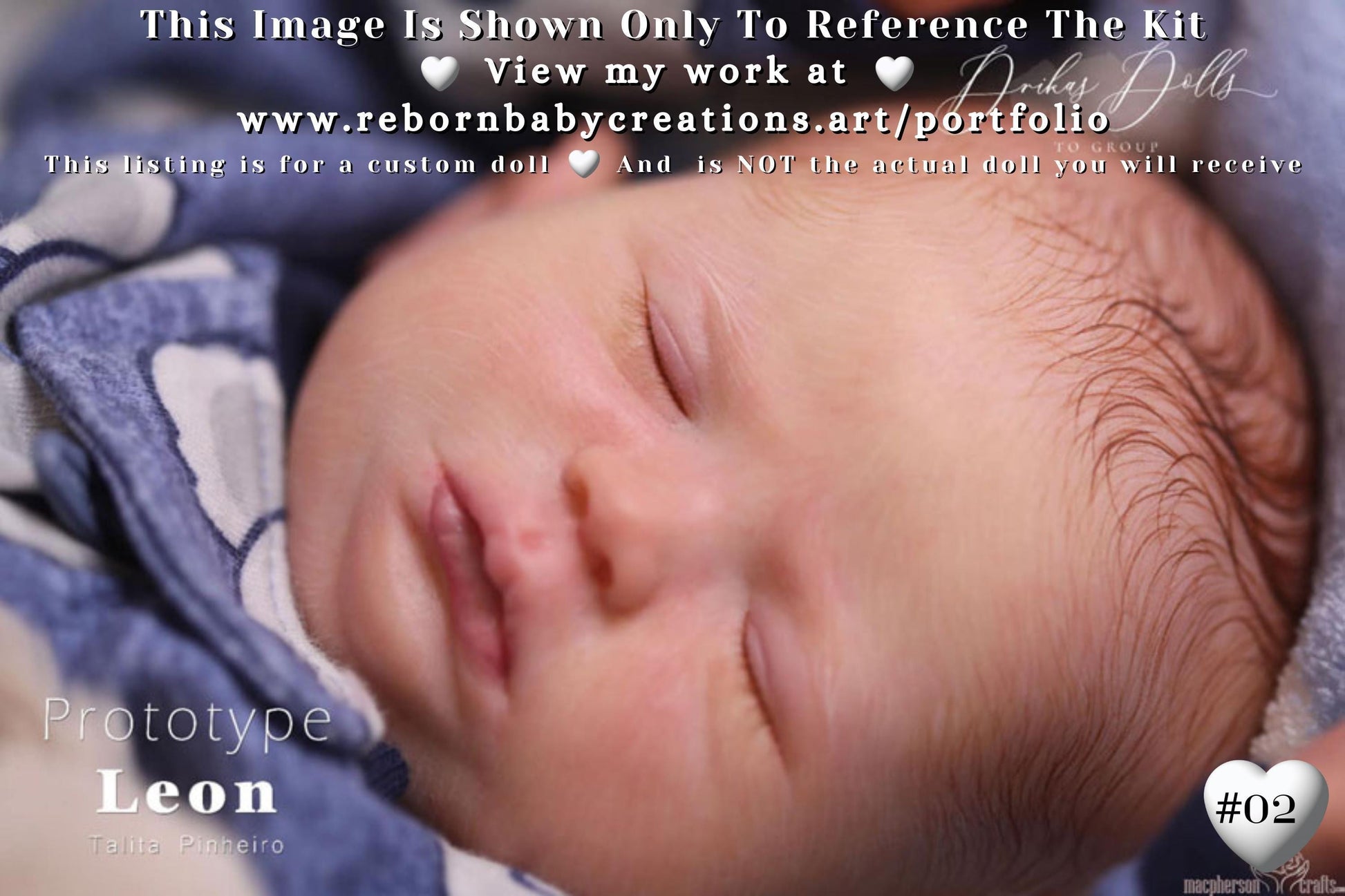 Amazing Hyper-Realistic Reborn Custom Doll LAST ONE! Limited Edition PREEMIE Leon by Talita Pinheiro (16"+Full Limbs)
