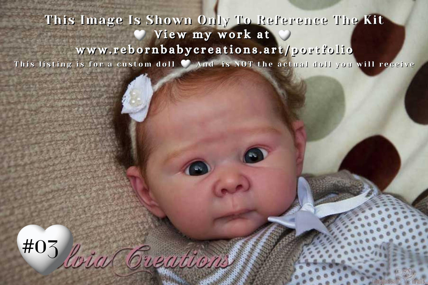 Lifelike Reborn Doll Lizzy by Adrie Stoete (19"+ Full Limbs)