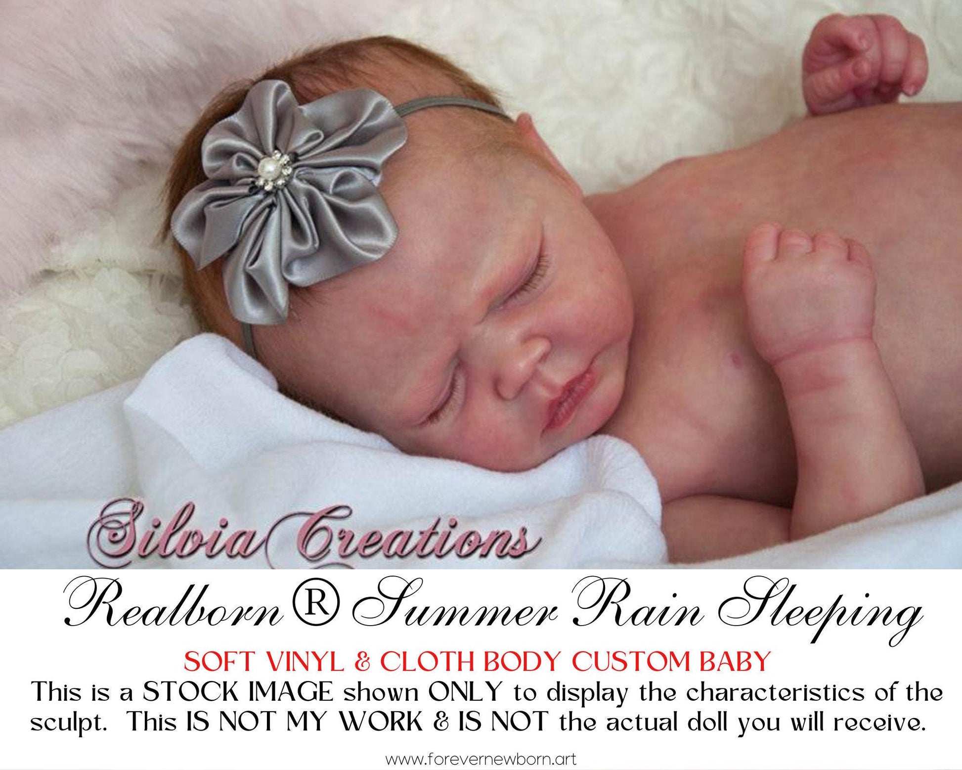 Reborn Baby **Hyper-Realistic** Reborn Doll Realborn® Summer Rain Sleeping (18"+Full Limbs)