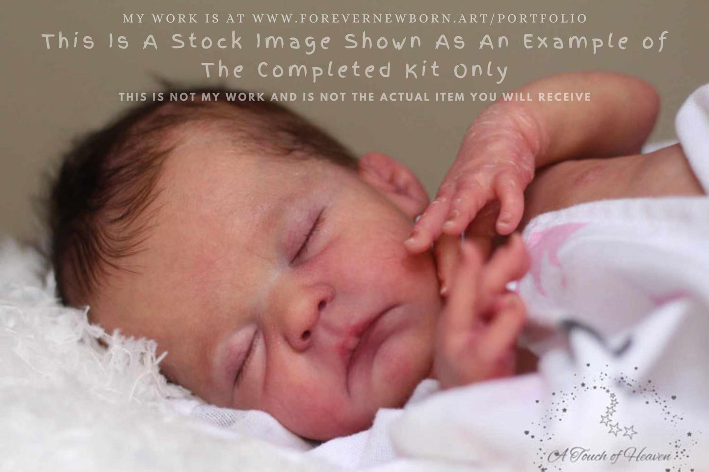 Reborn Baby **Hyper-Realistic** Reborn Doll Cleo by Severine Piret (17 Inches w/ bent legs + Full Limbs)