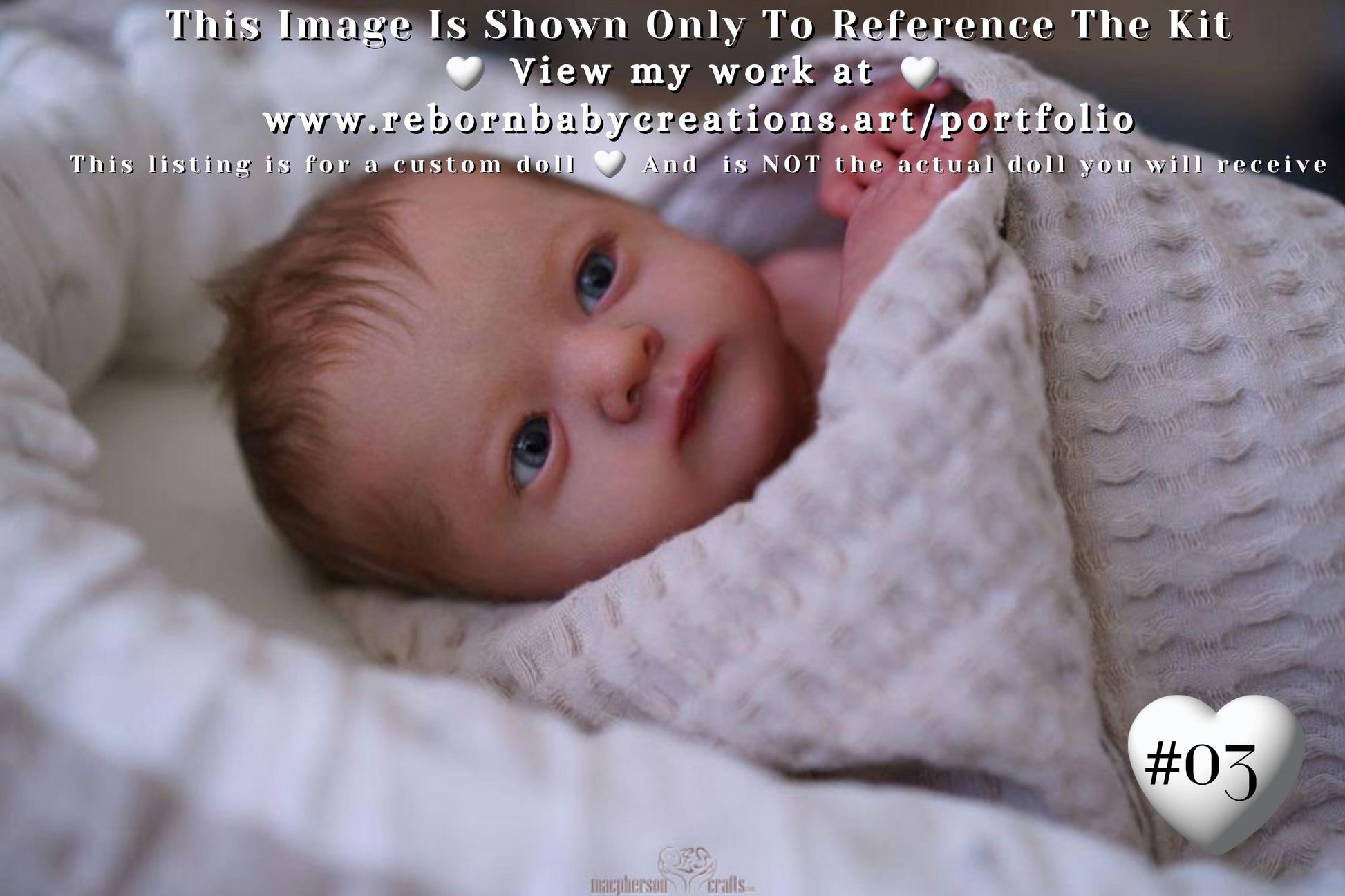 Attention Reborn Baby Collectors ~ Custom Vera by Gudrun Legler (19"+ Full Limbs)