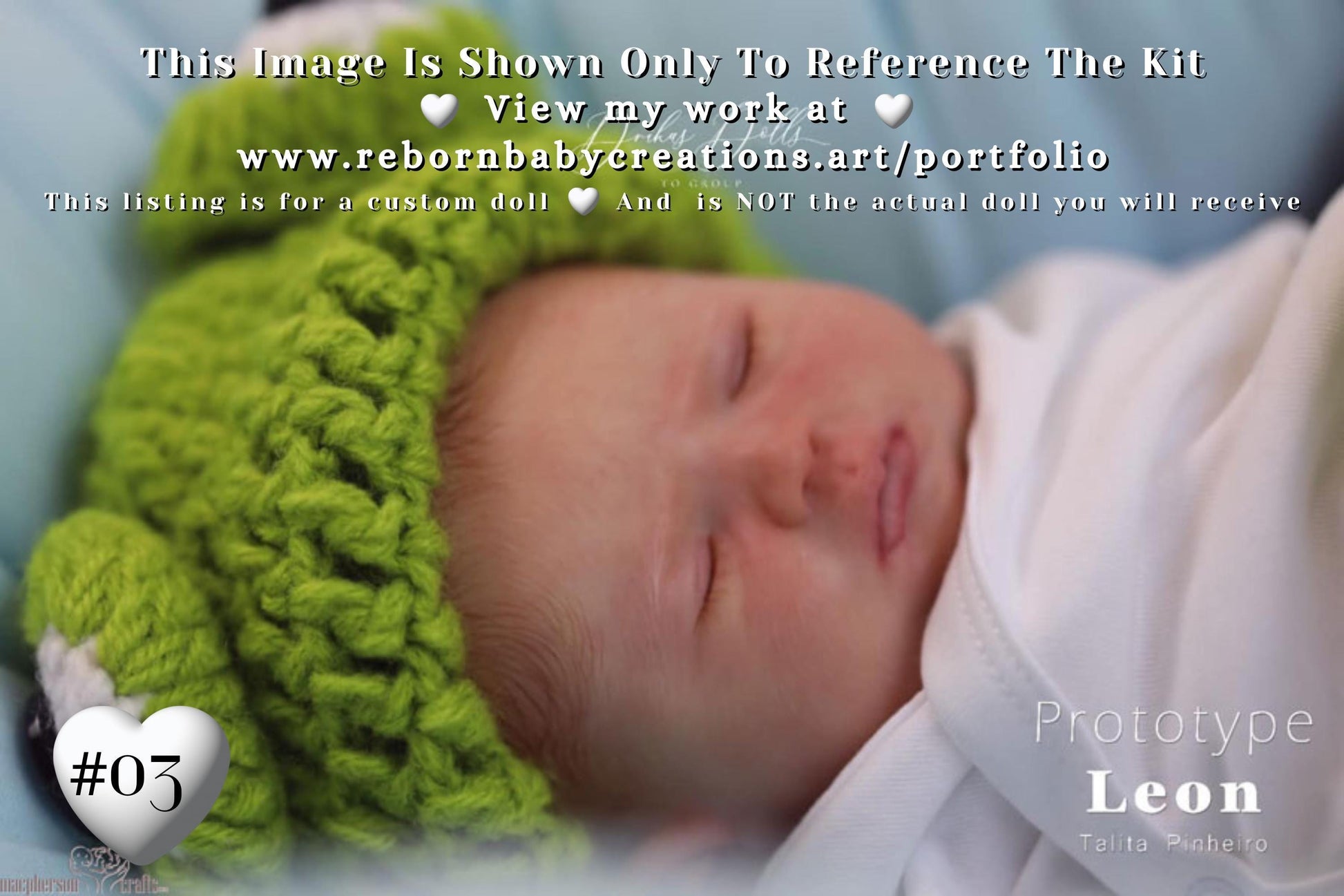 Amazing Hyper-Realistic Reborn Custom Doll LAST ONE! Limited Edition PREEMIE Leon by Talita Pinheiro (16"+Full Limbs)