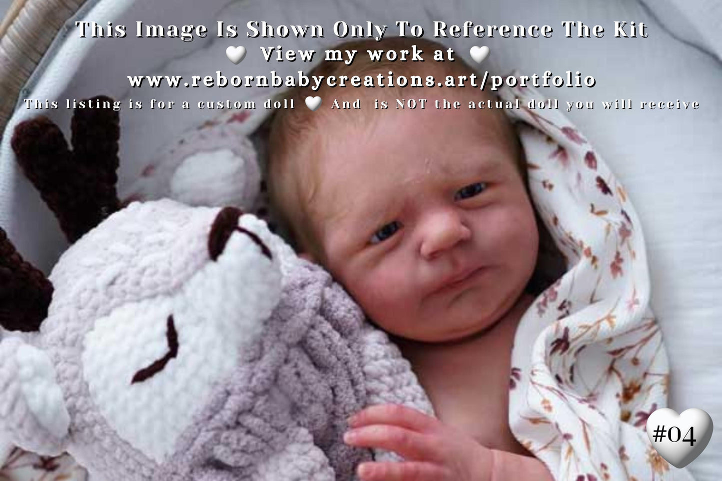Lifelike Reborn Doll Maxi by Severine Piret (22"+ Full Limbs)
