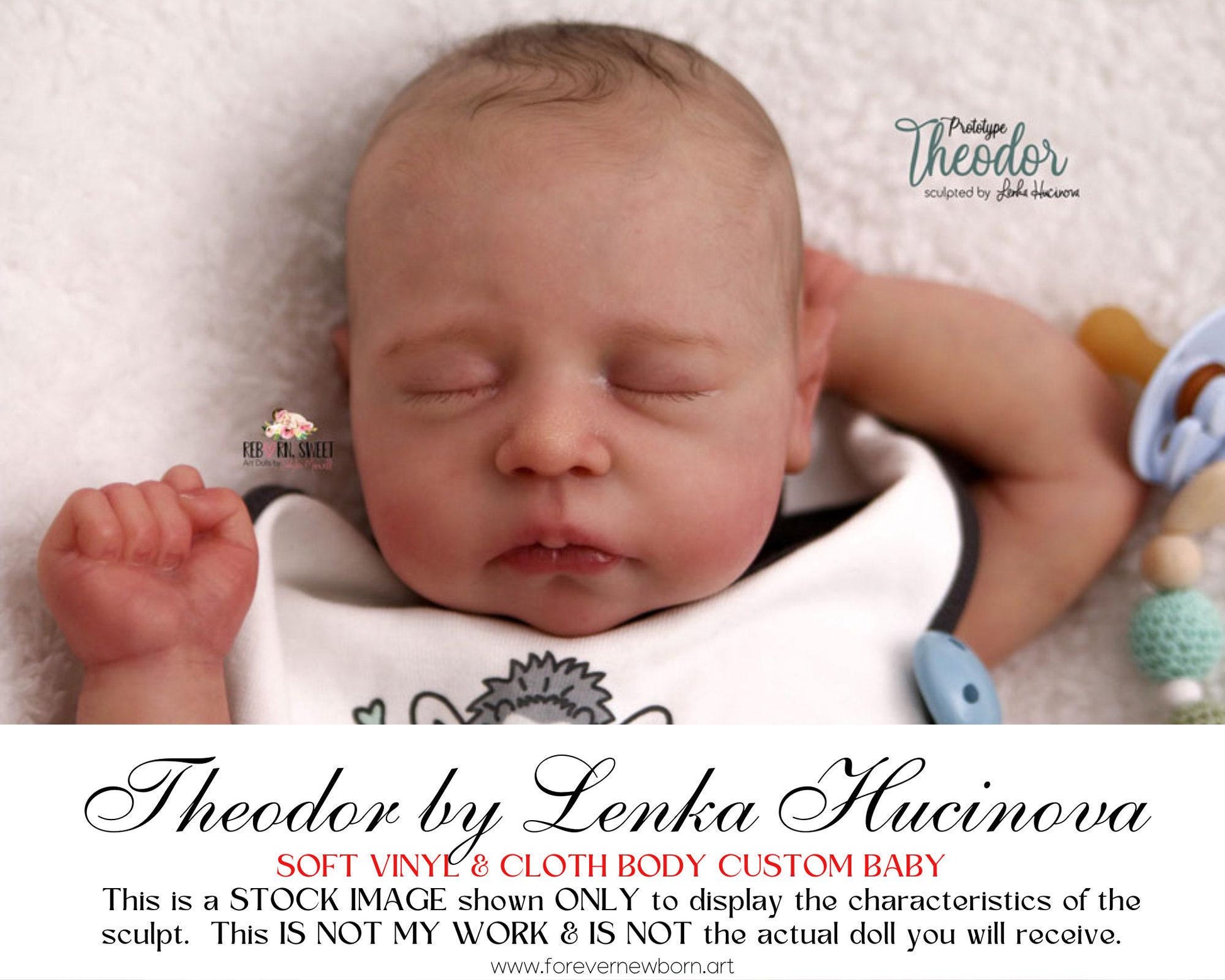 Attention Reborn Baby Collectors ~ Custom Theodor By Lenka Hucinova (19"+Full Limbs)