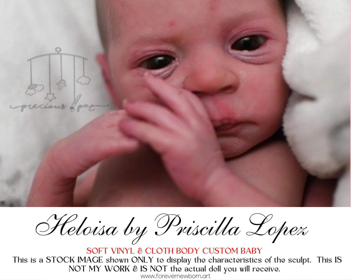 Amazing Hyper-Realistic Reborn Custom Doll LE Heloisa by Priscilla Lopez (18"+Full Limbs)