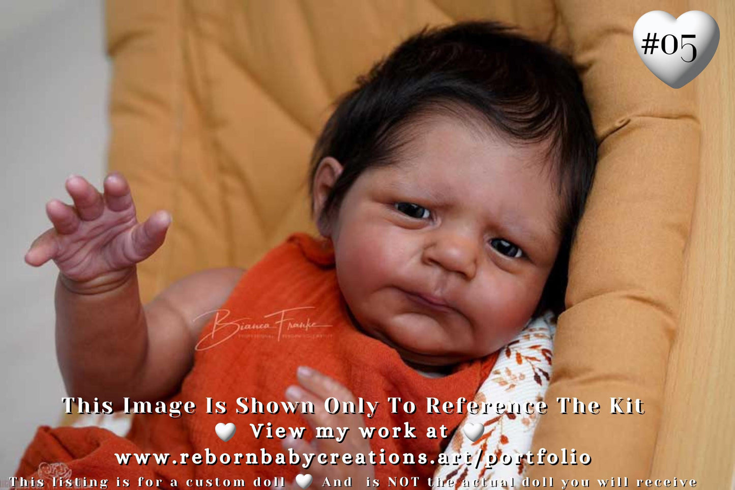 Lifelike Reborn Doll Maxi by Severine Piret (22"+ Full Limbs)