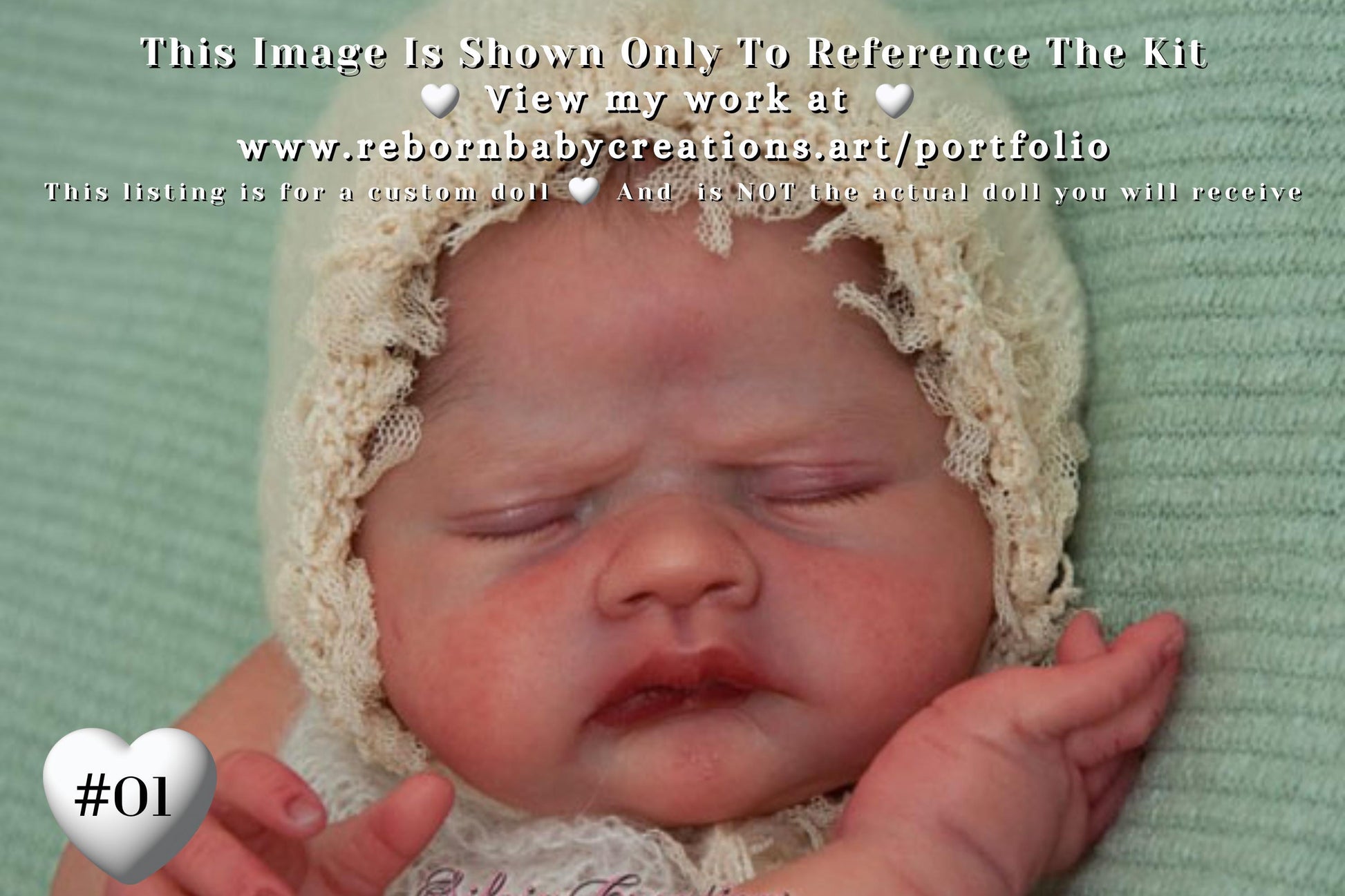 Extremely Realistic Reborn Baby Doll ~ Reborn Baby **Hyper-Realistic** Reborn Doll Estela by Teresa de Castro (18"+ Full Limbs)