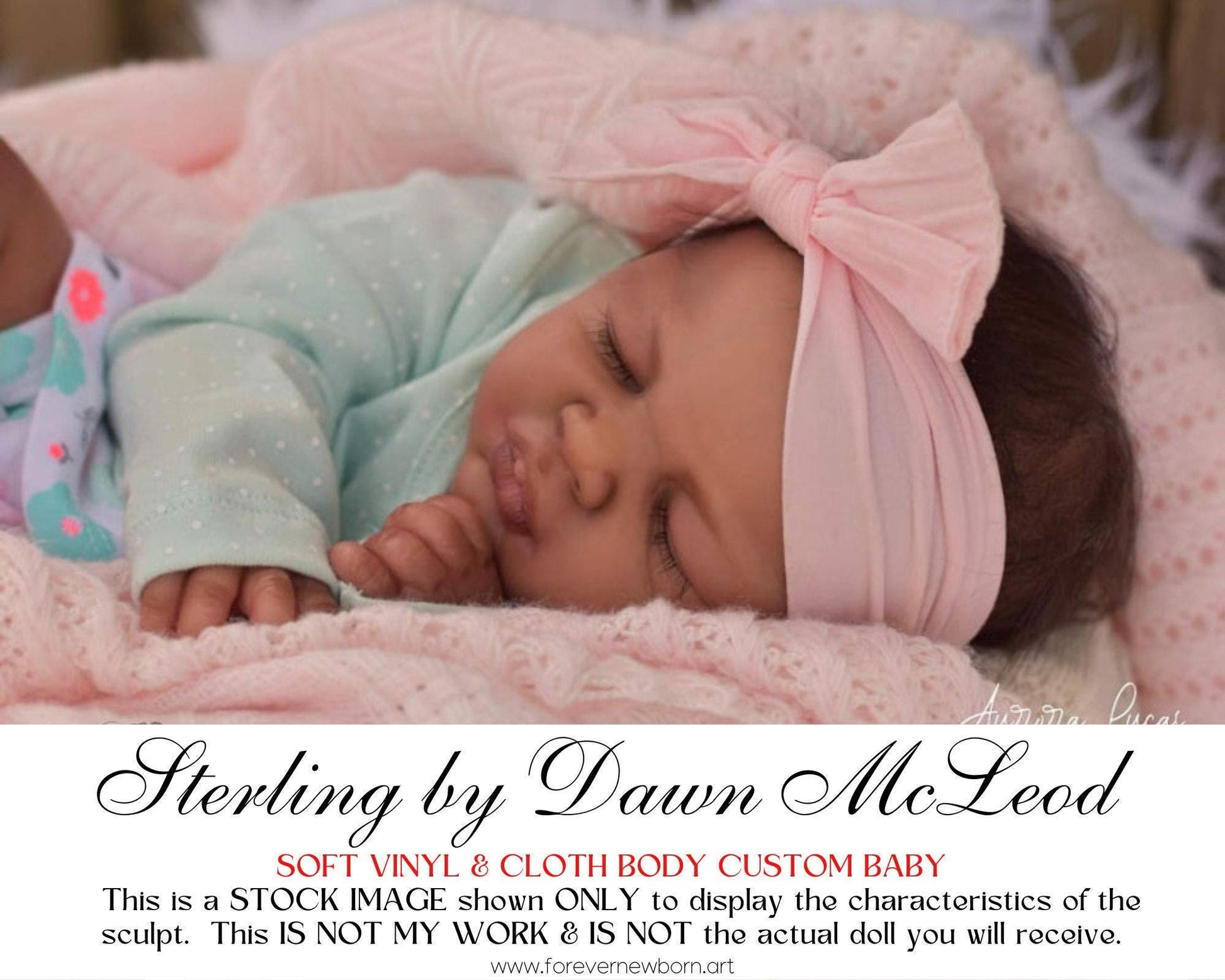 Reborn Baby **Hyper-Realistic** Reborn Doll Sterling by Dawn McLeod (23"+ Full Limbs)