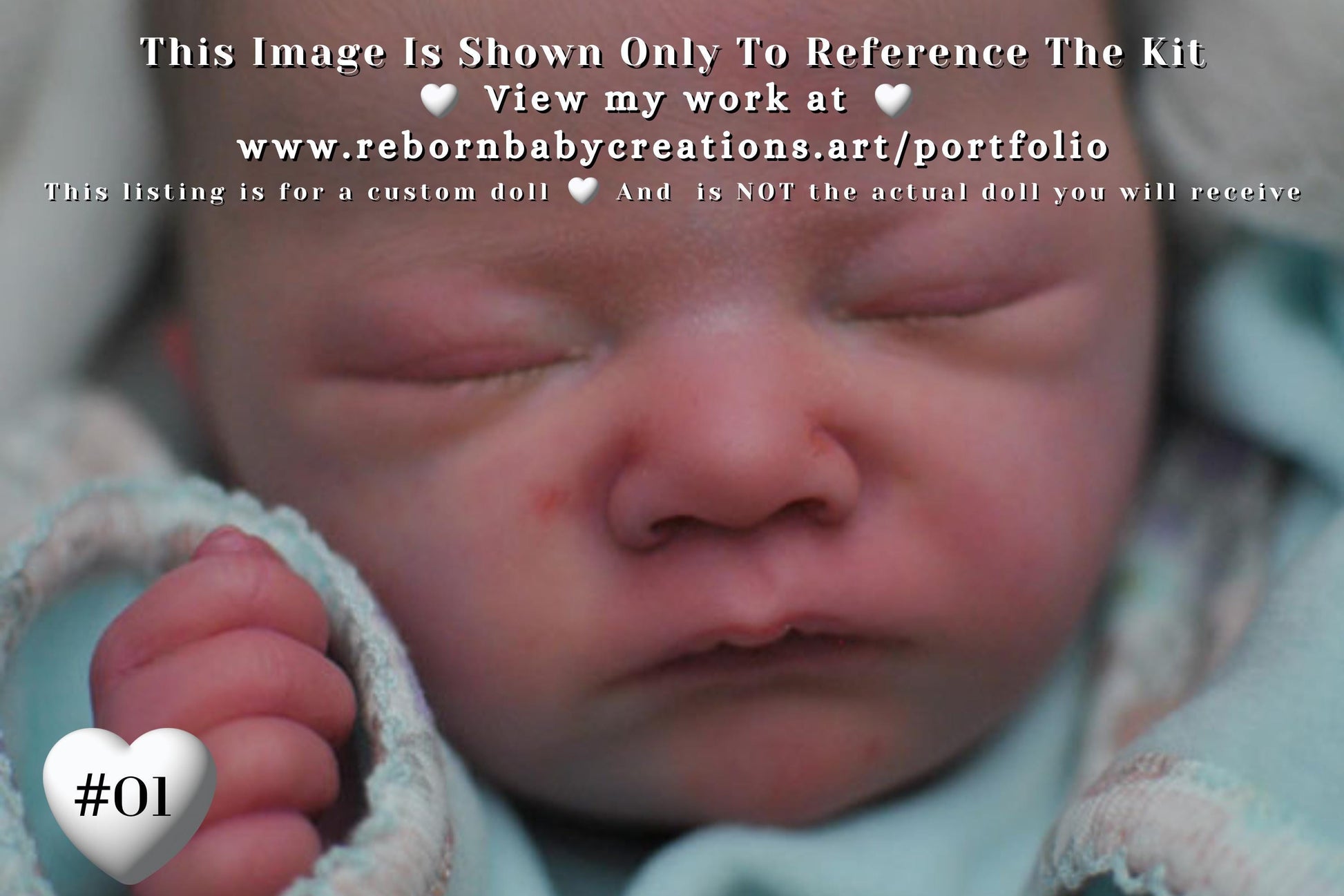 Reborn Baby **Hyper-Realistic** Reborn Doll Charlotte by Laura Lee Eagles (18"+Full Limbs) *Extended Processing Time May Be Required.