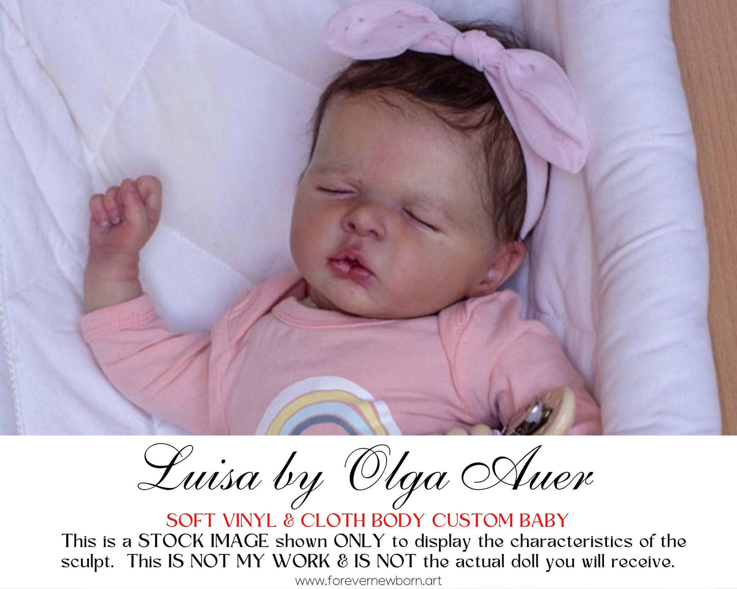 Lifelike Reborn Doll Luisa by Olga Auer (21"+Full Limbs)