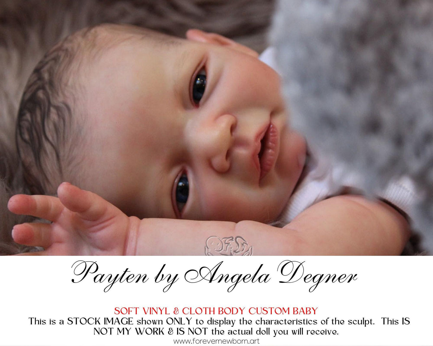 Free Baby Offer ~ Reborn Doll Sale ~ Custom Baby Payten by Angela Degner (20"+ Full Limbs)