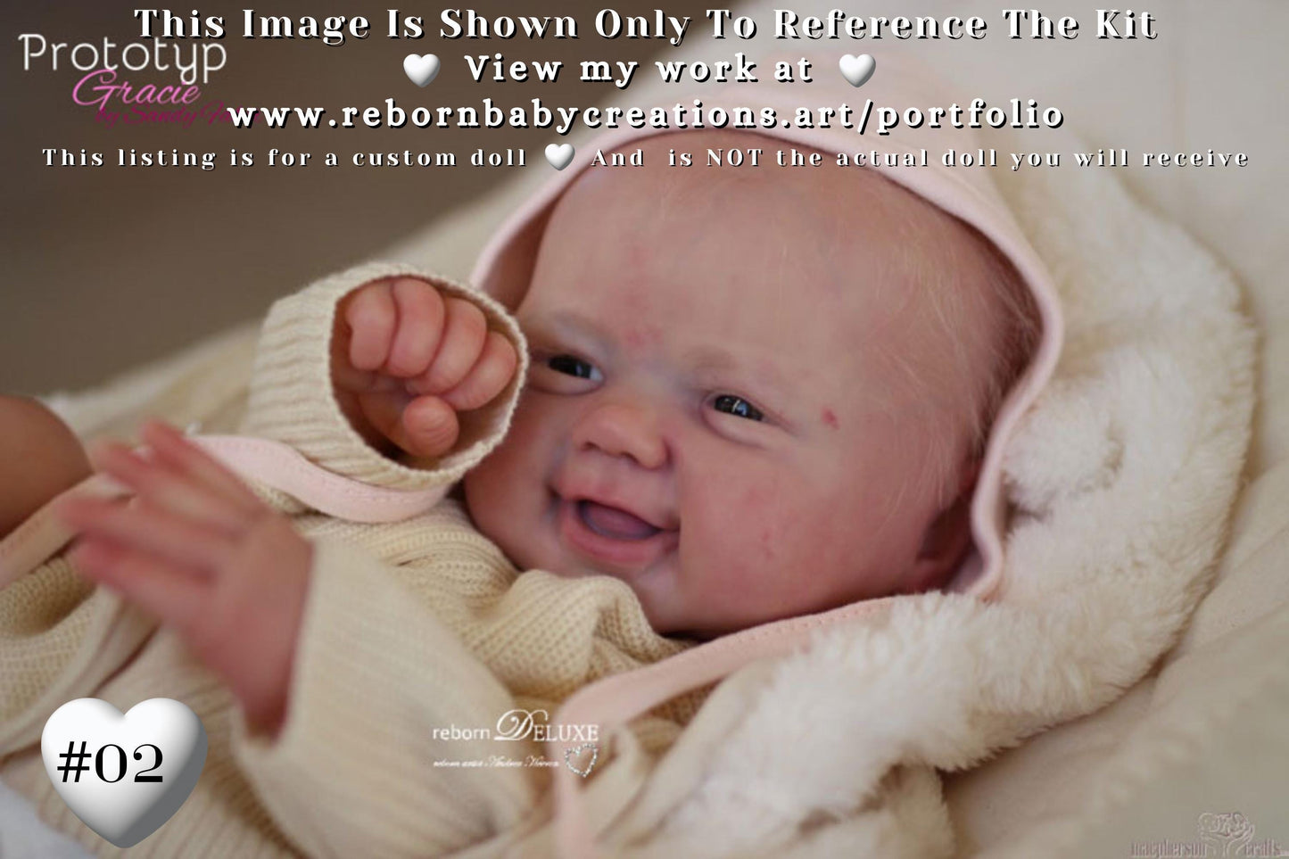 Extremely Realistic Reborn Baby Doll ~ Reborn Baby **Hyper-Realistic** Reborn Doll Gracie By Sandy Faber (21"+Full Limbs)
