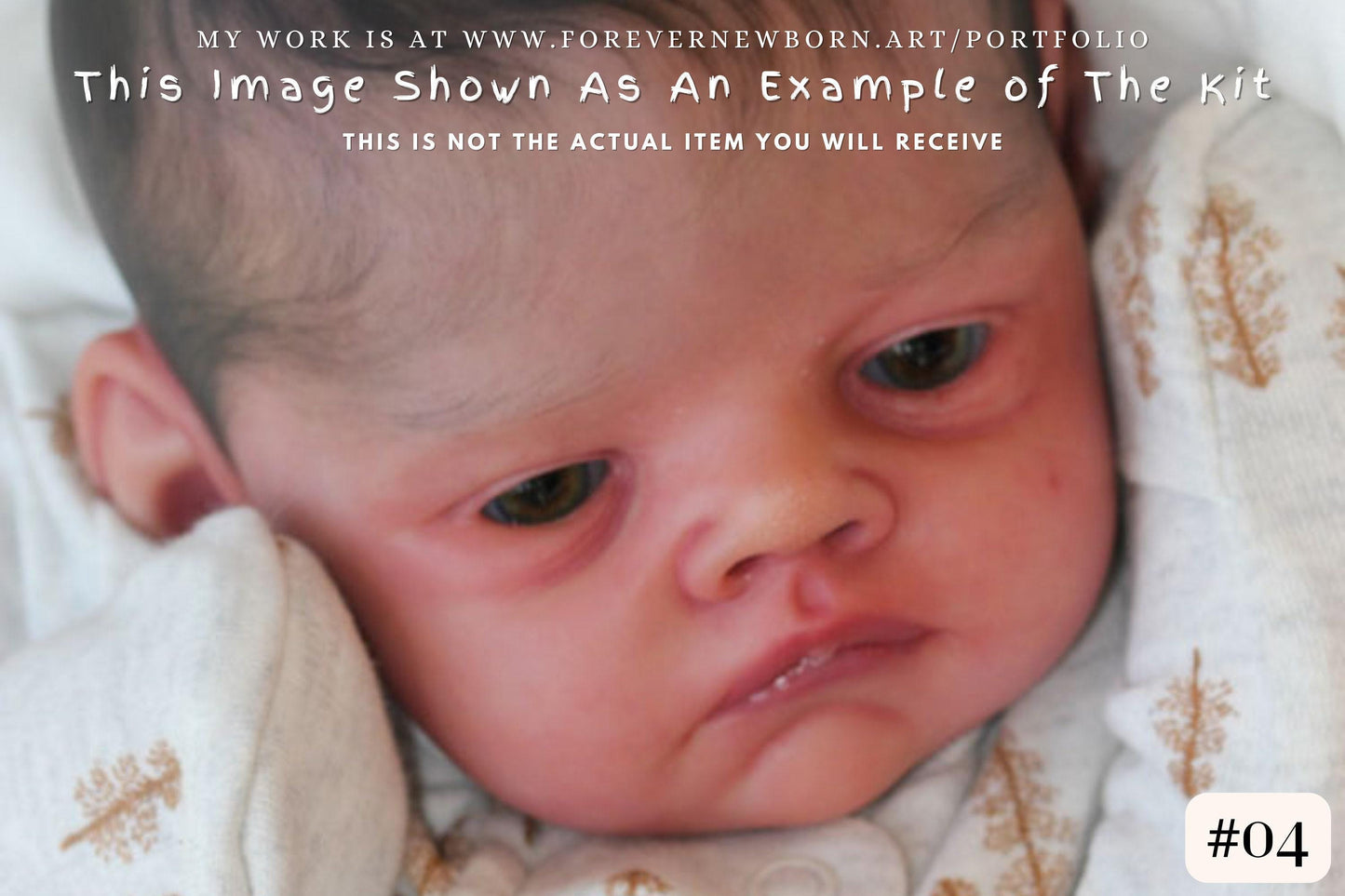 Reborn Baby **Hyper-Realistic** Reborn Doll Hudson Awake by Bonnie Sieben (20 inches Full Limbs)