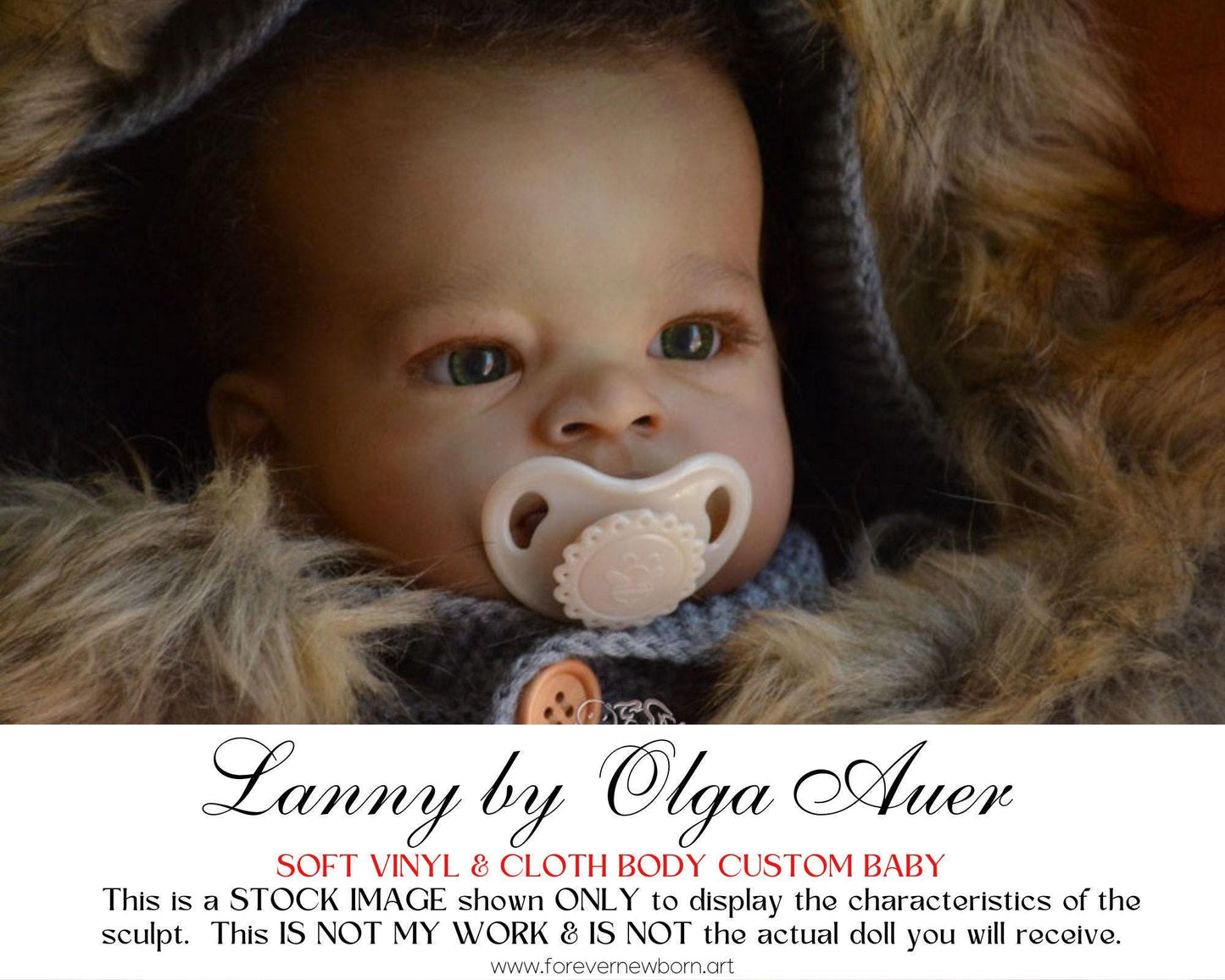 Amazing Hyper-Realistic Reborn Custom Doll Lanny By Olga Auer (20"+Full Limbs) LE1300