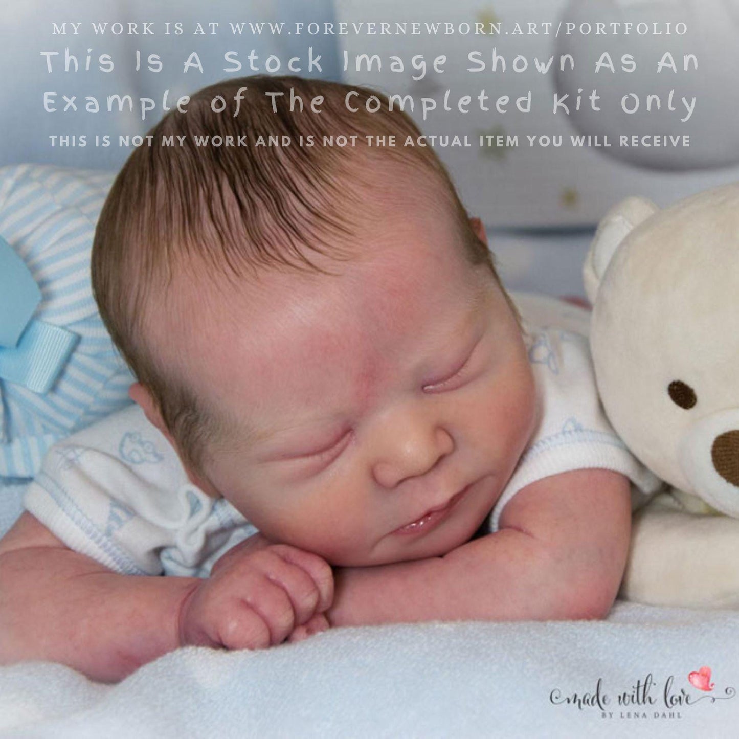 Reborn Baby **Hyper-Realistic** Reborn Doll Chase by Bonnie Brown (21"+Full Limbs)