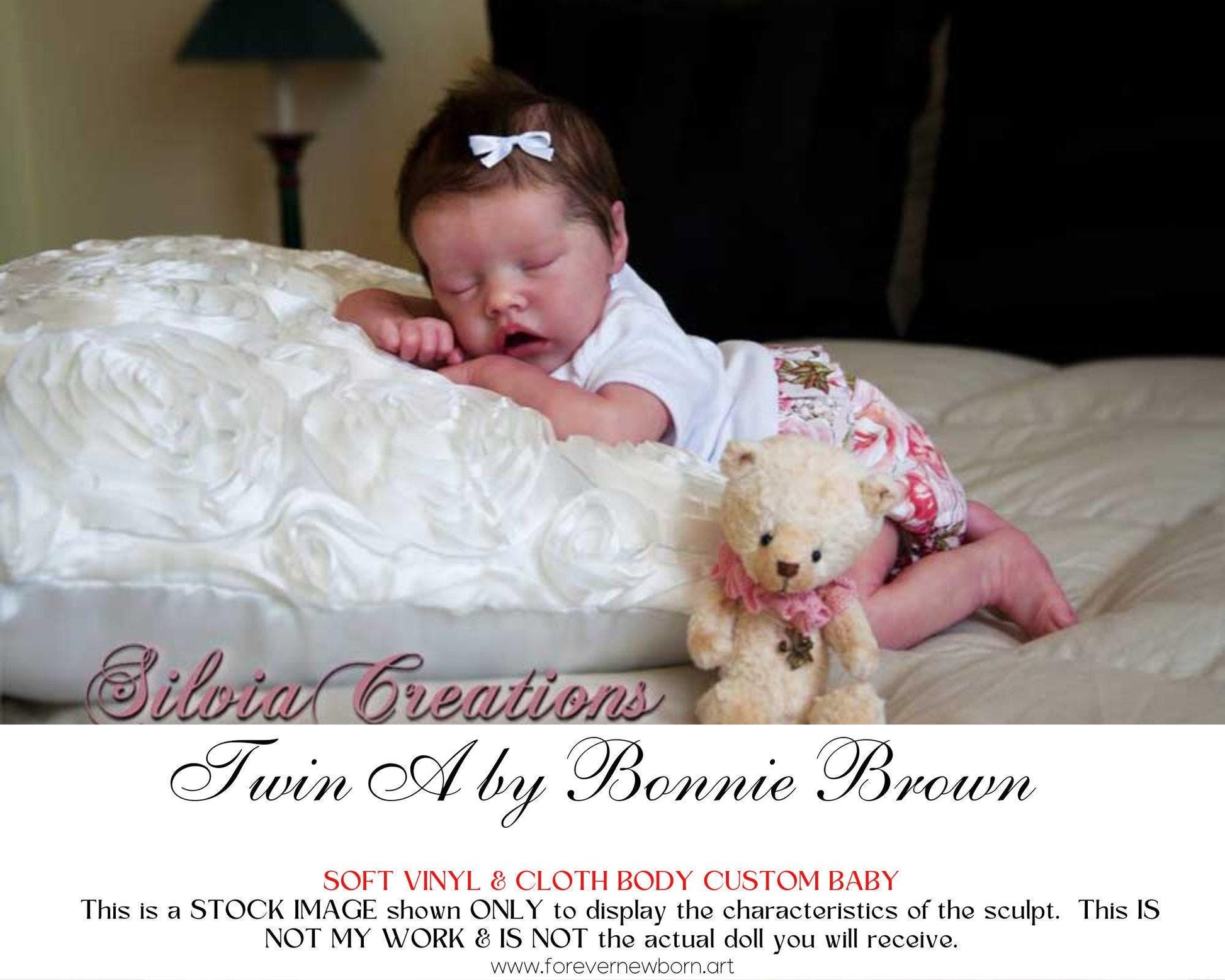 Attention Reborn Baby Collectors ~ Custom Twin A by Bonnie Brown (17"+3/4 Arms Full Legs)