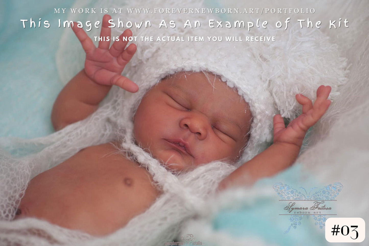 Amazing Hyper-Realistic Reborn Custom Doll LE Ravy by Priscila Lopez (22"+Full Limbs)
