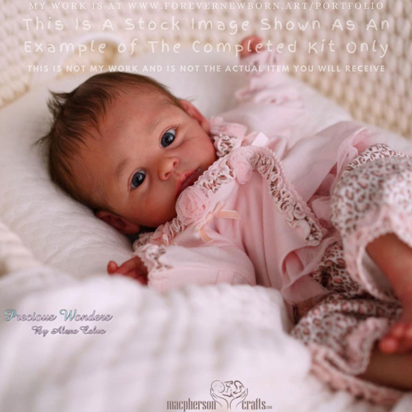 Amazing Hyper-Realistic Reborn Custom Doll Joleen by Heike Kolpin (19"+Full Limbs)