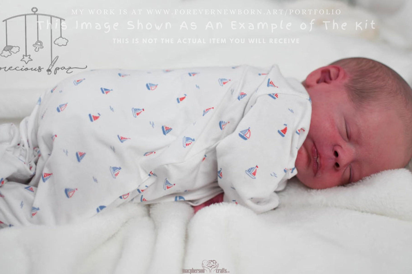 Extremely Realistic Reborn Baby Doll ~ Reborn Baby **Hyper-Realistic** Reborn Doll Esra by Melanie Gebhardt 19" Full Limbs