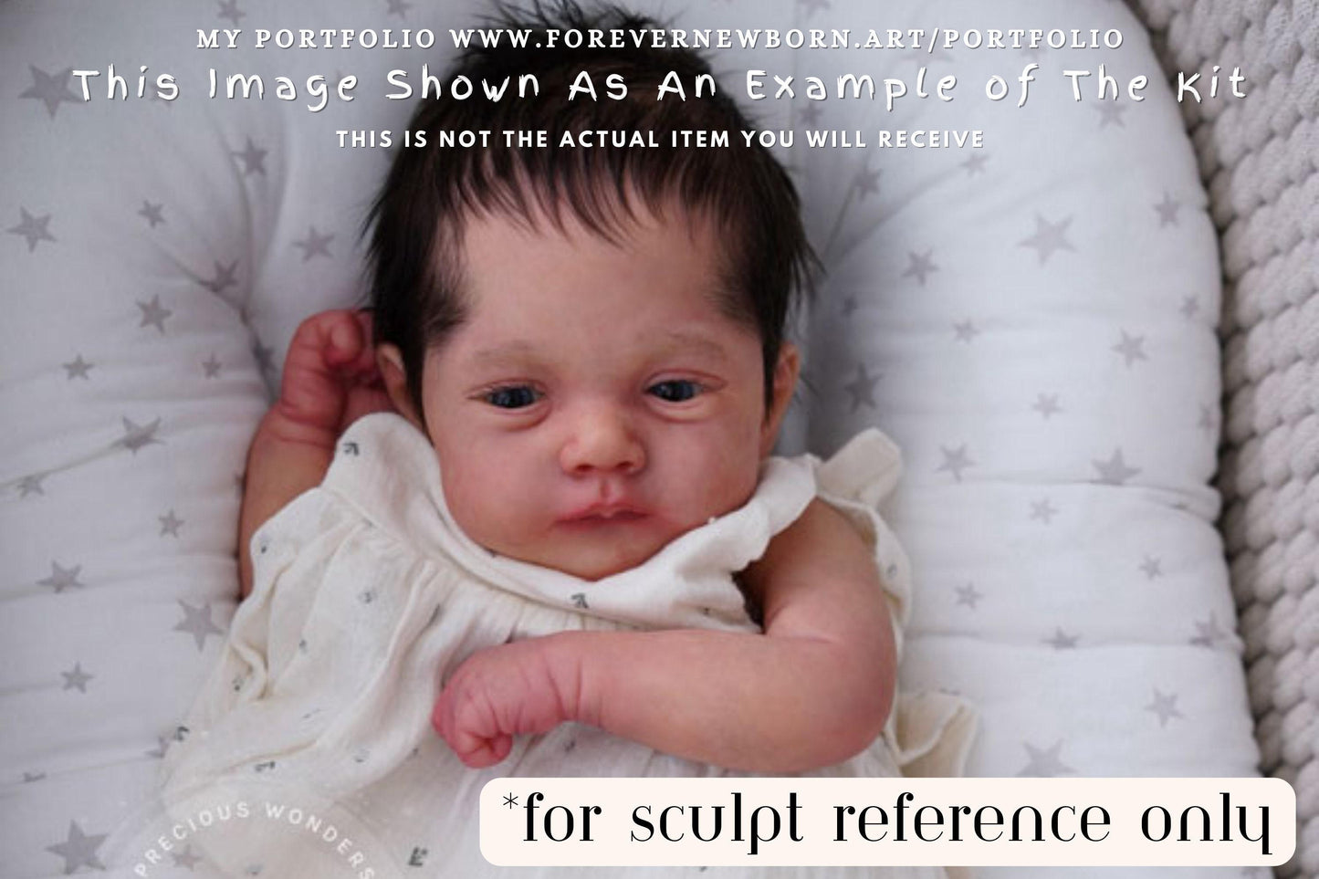 Lifelike Reborn Doll Lily by Joanna Kazmierczak 20" Full Limbs